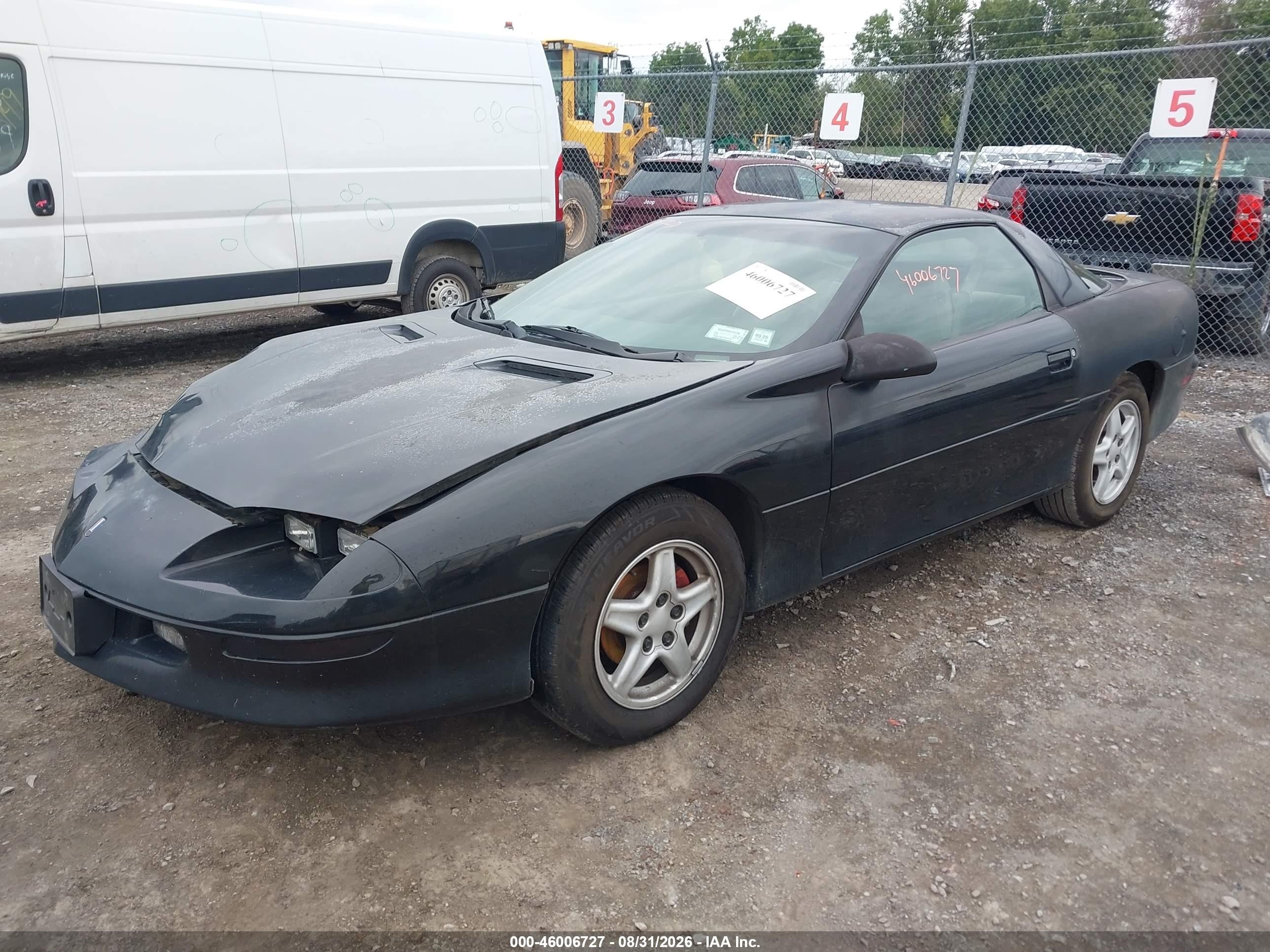 1996 Chevrolet Camaro Rs Black vin: 2G1FP22KXT2113689