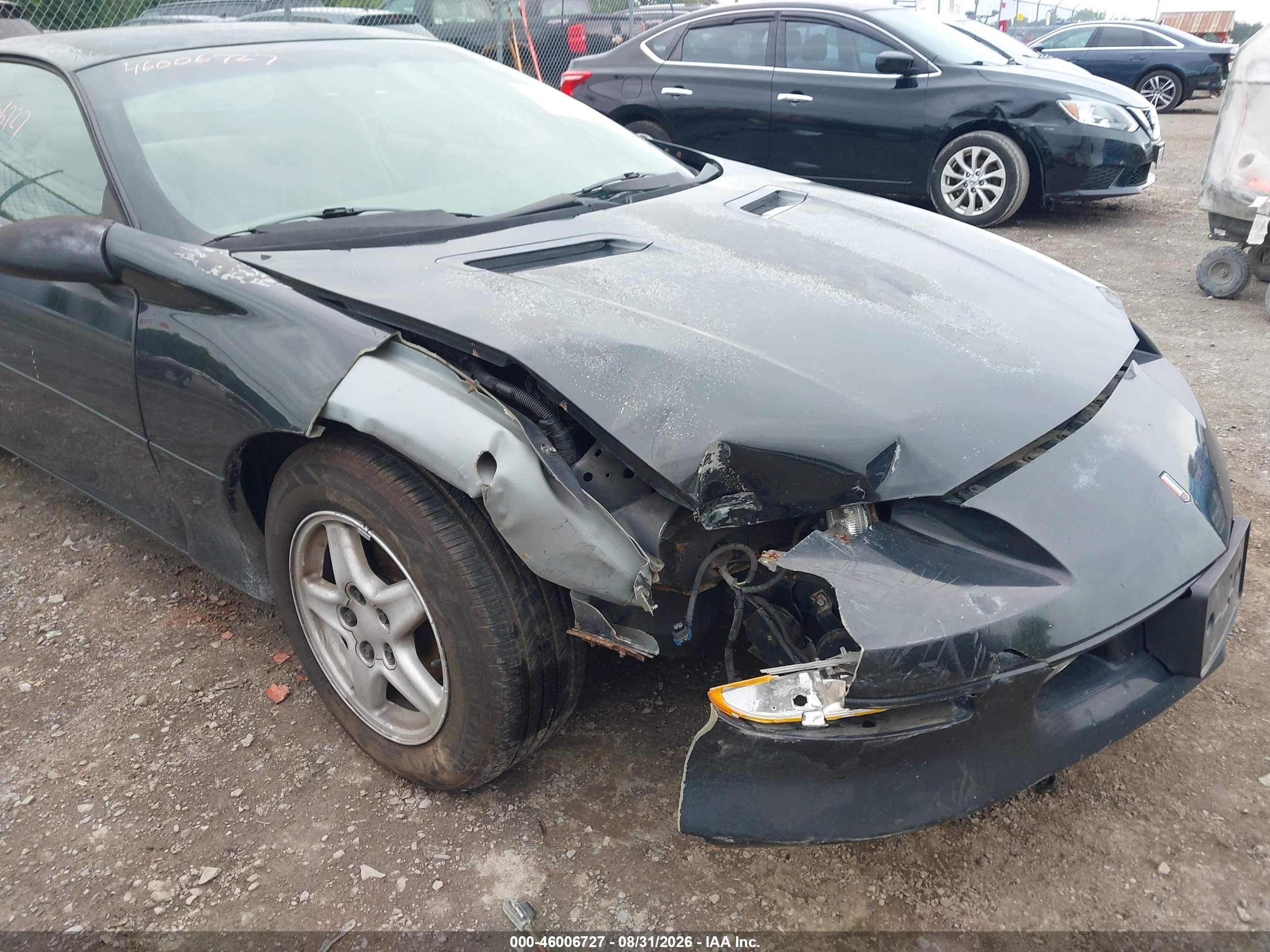 1996 Chevrolet Camaro Rs Black vin: 2G1FP22KXT2113689
