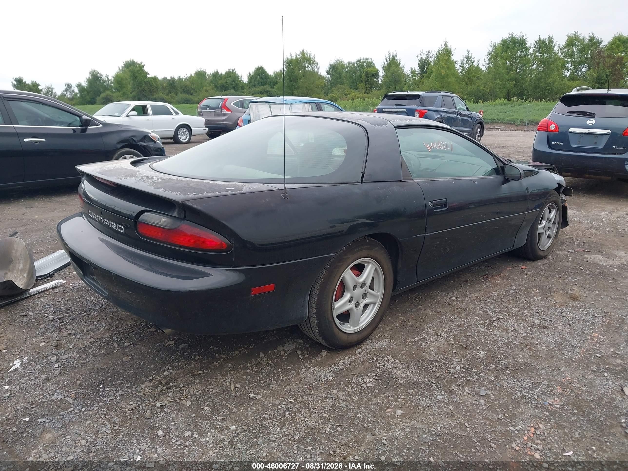 1996 Chevrolet Camaro Rs Black vin: 2G1FP22KXT2113689