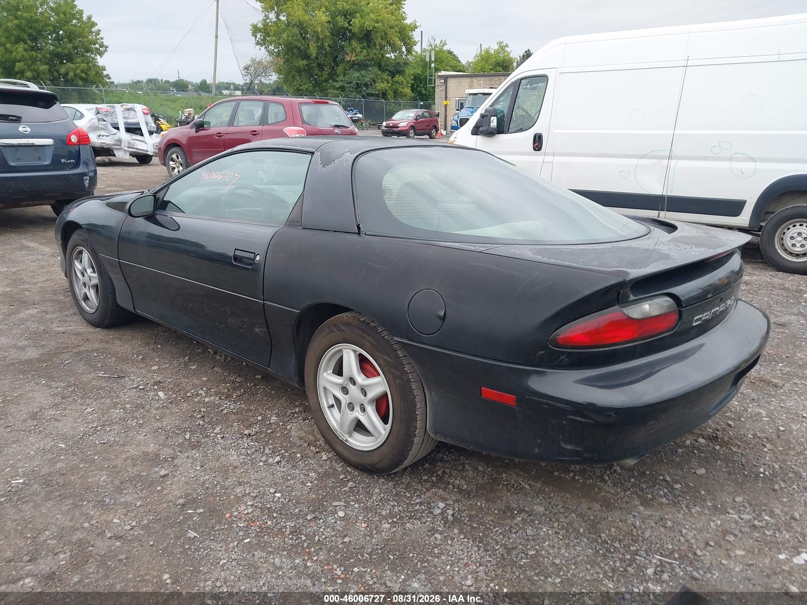 1996 Chevrolet Camaro Rs Black vin: 2G1FP22KXT2113689