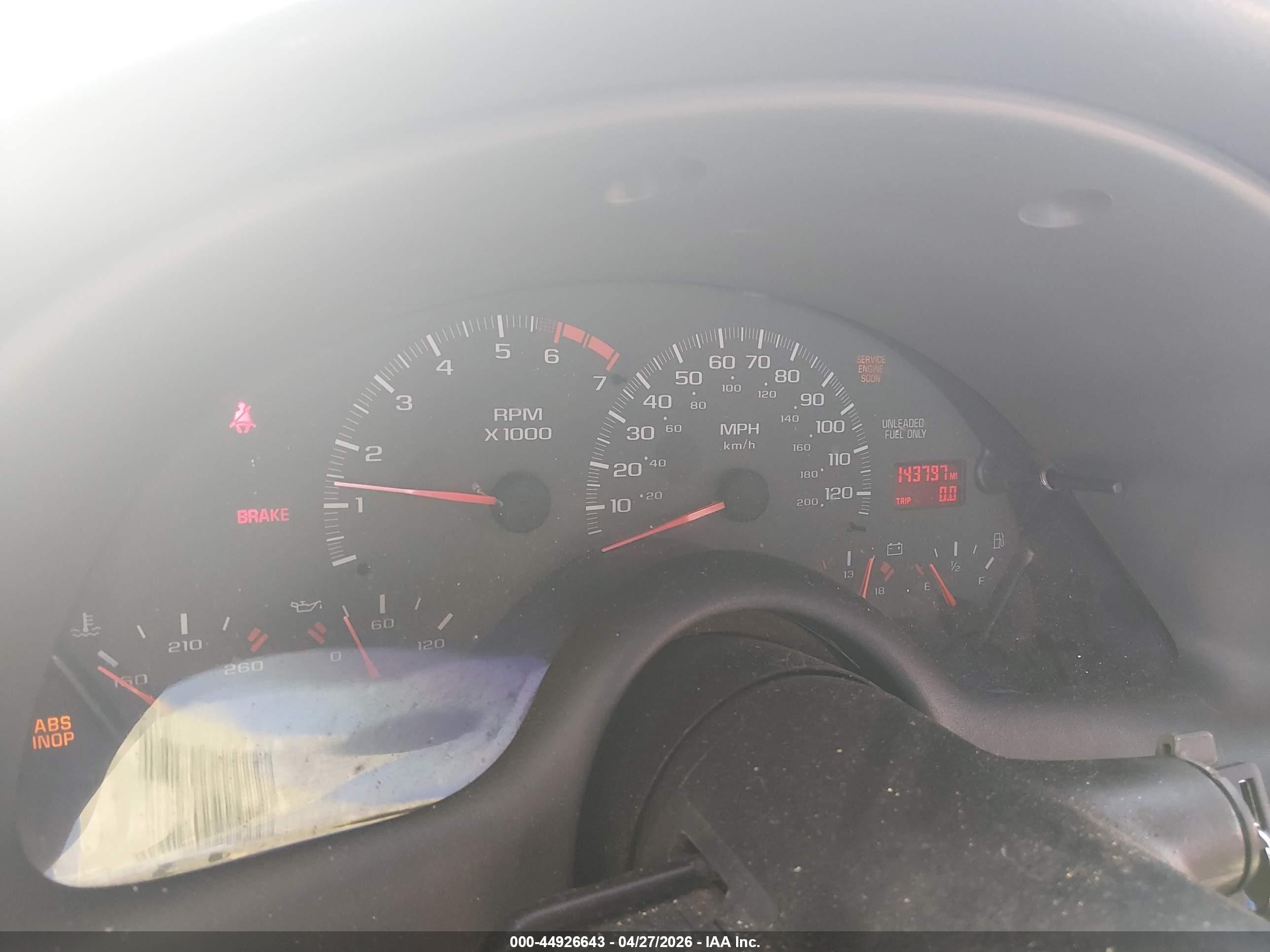 1997 Chevrolet Camaro   White vin: 2G1FP22KXV2111461