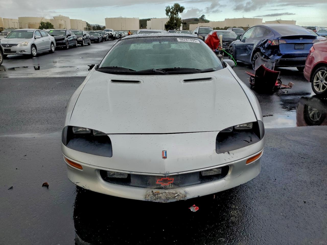 1997 Chevrolet Camaro Base Silver vin: 2G1FP22KXV2143486