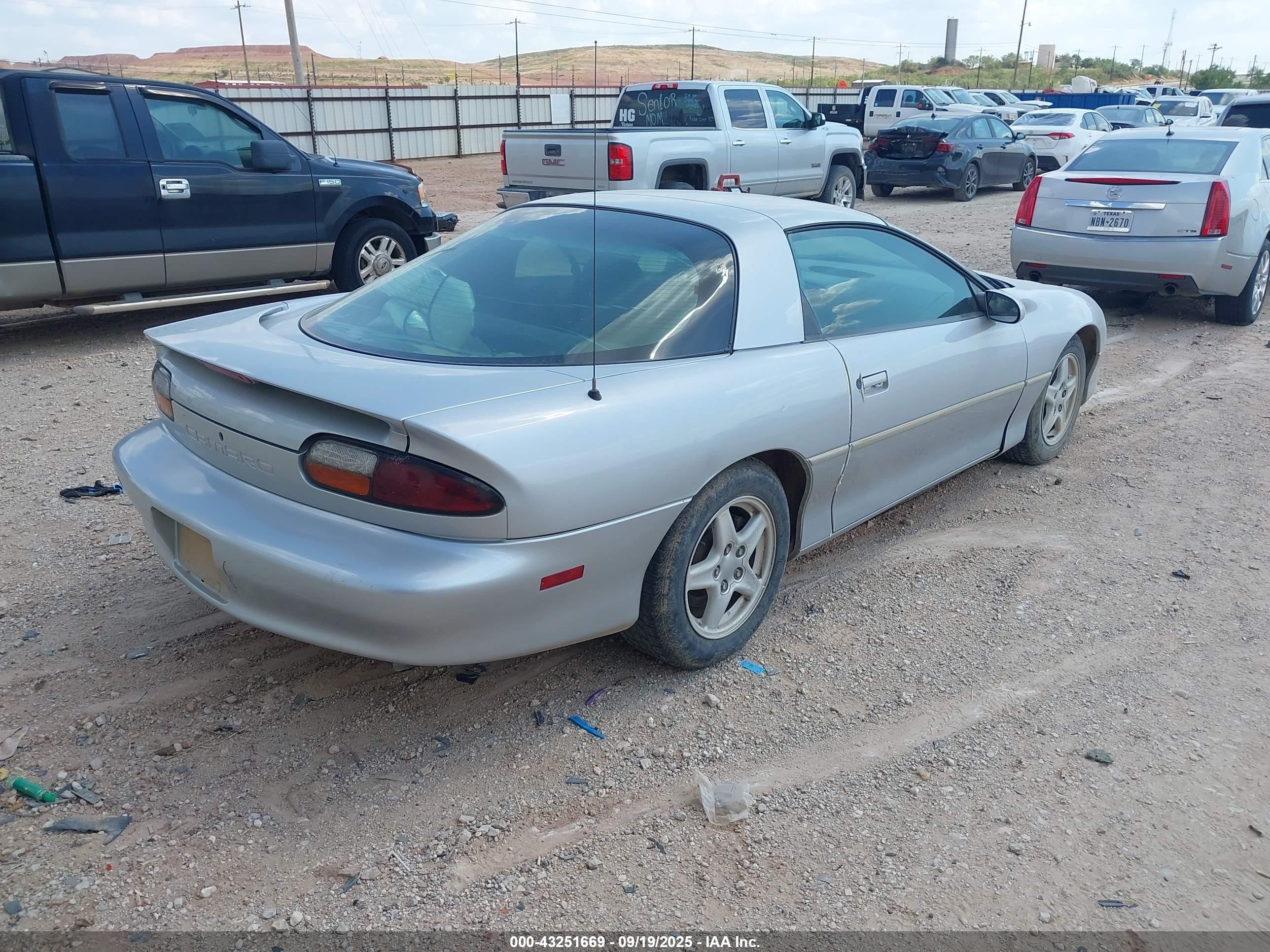 1998 Chevrolet Camaro   Silver vin: 2G1FP22KXW2106066