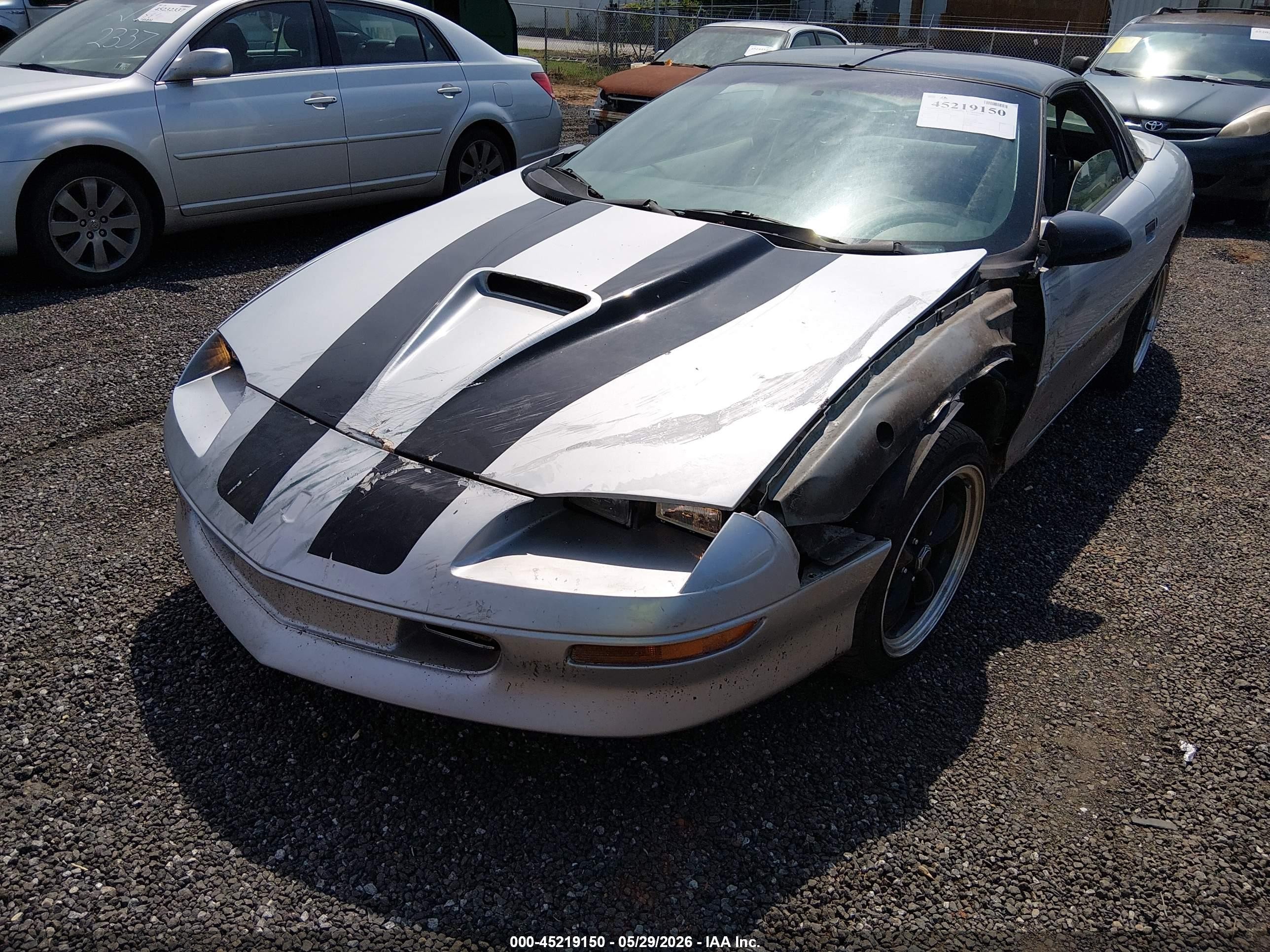 1997 Chevrolet Camaro Z28 Silver vin: 2G1FP22P1V2148507