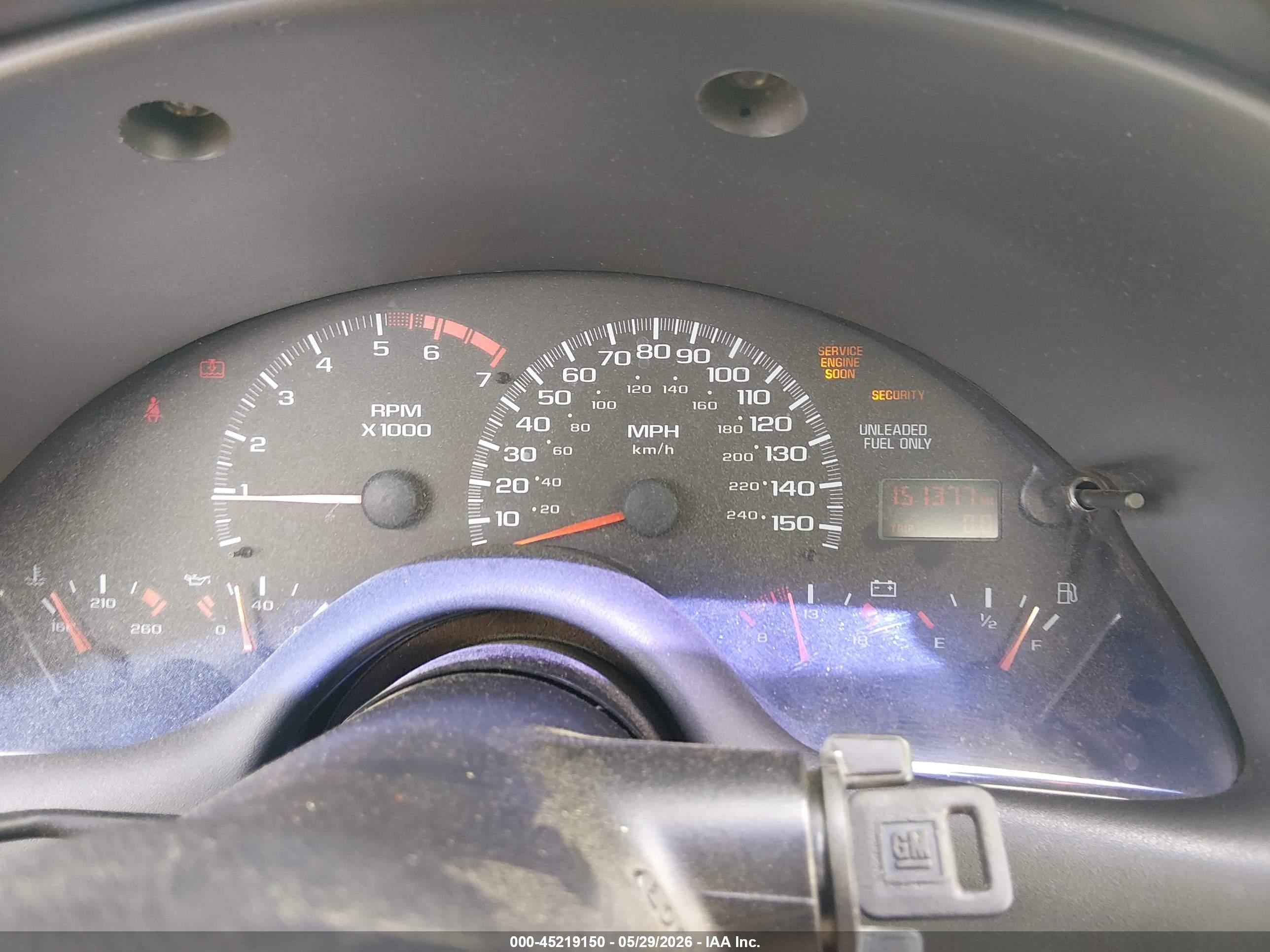 1997 Chevrolet Camaro Z28 Silver vin: 2G1FP22P1V2148507