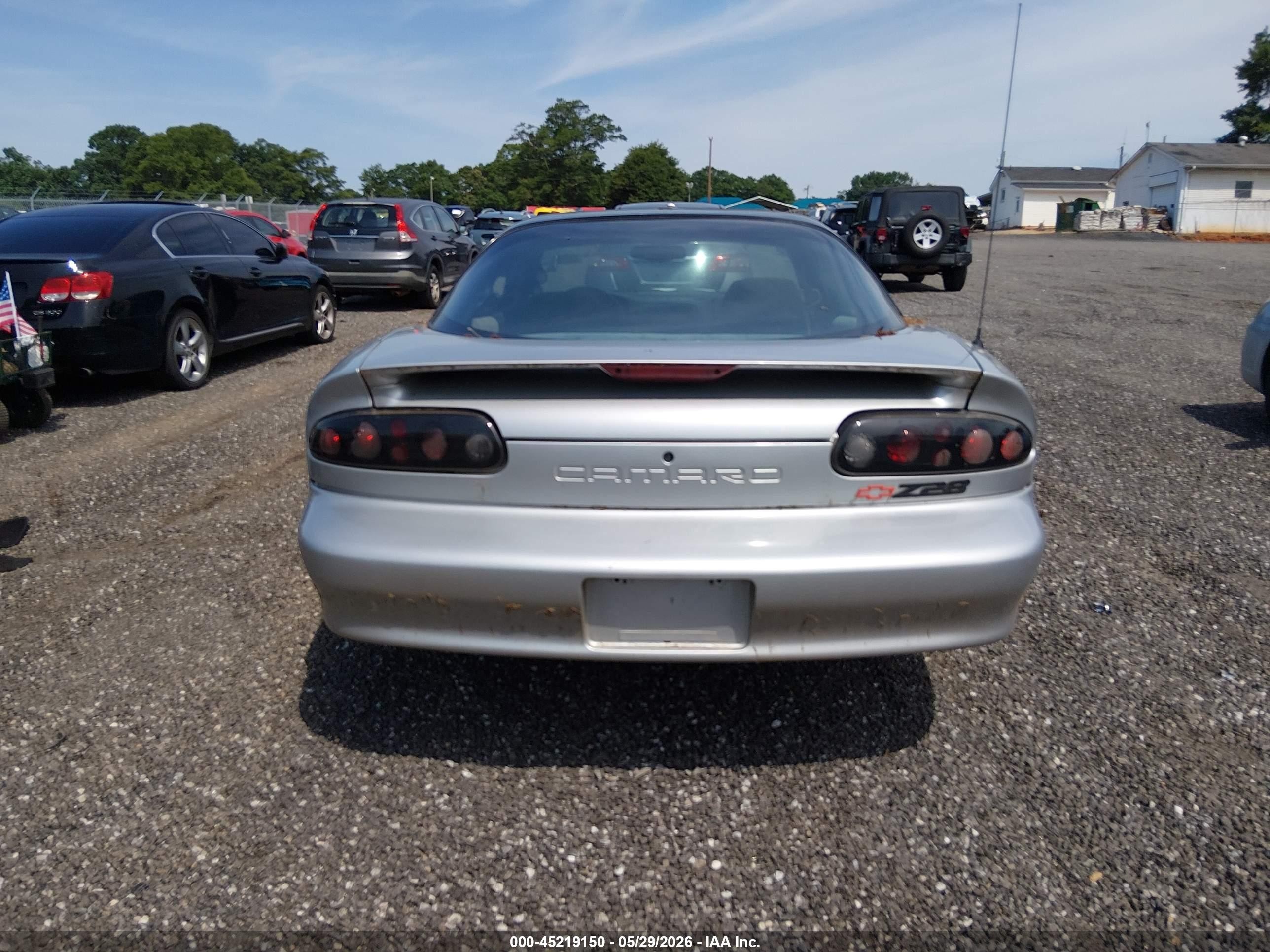 1997 Chevrolet Camaro Z28 Silver vin: 2G1FP22P1V2148507