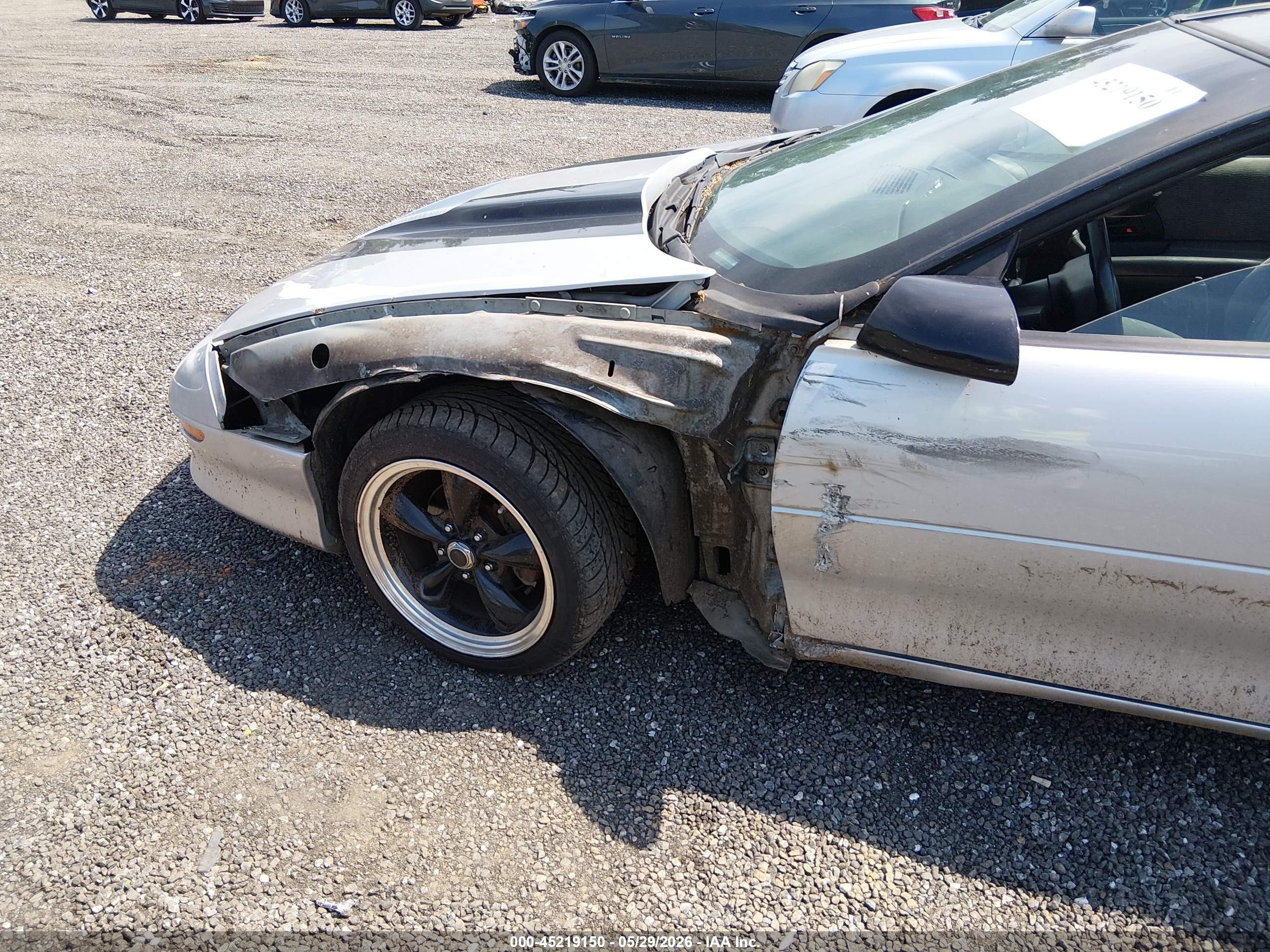 1997 Chevrolet Camaro Z28 Silver vin: 2G1FP22P1V2148507