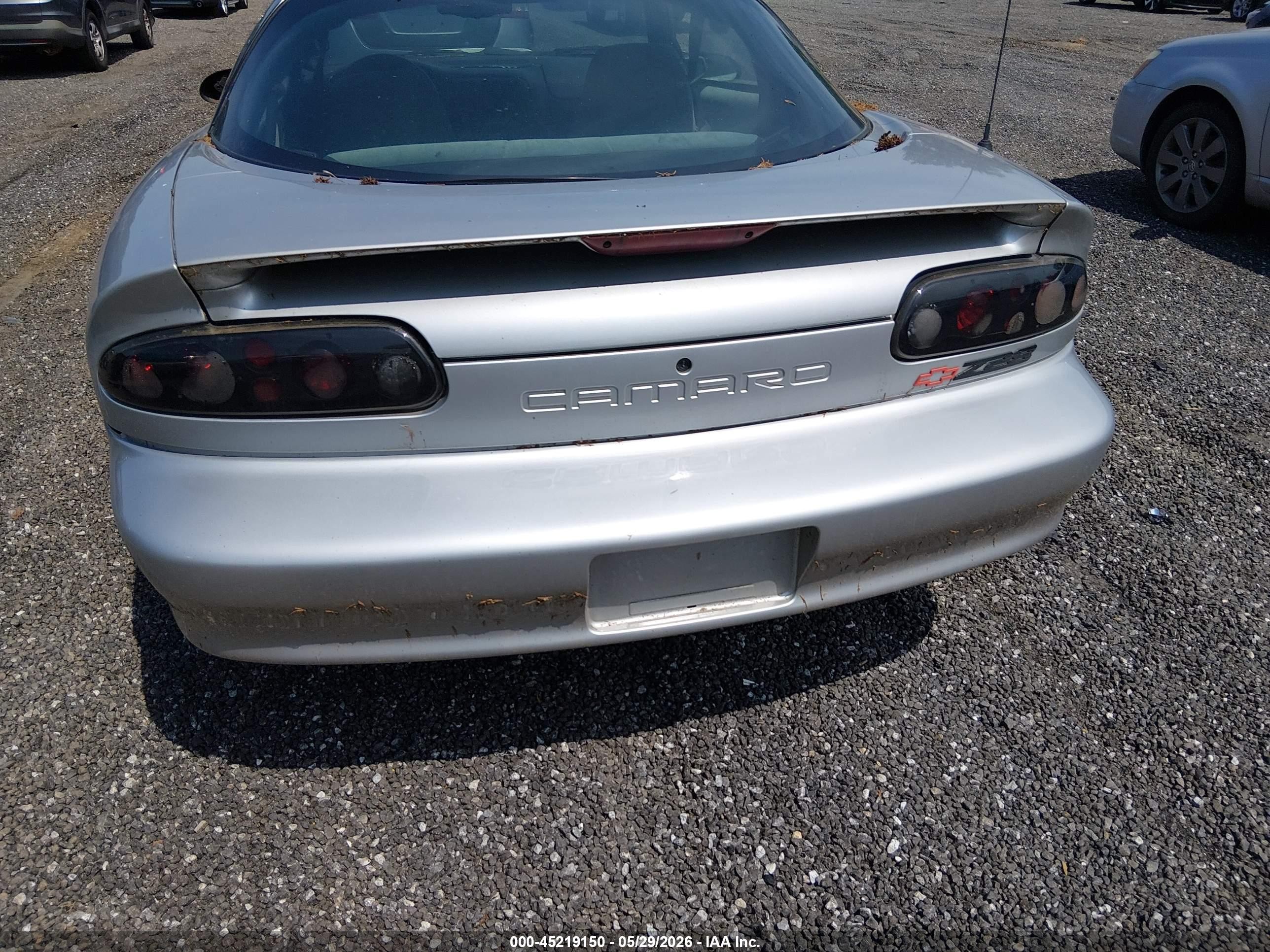 1997 Chevrolet Camaro Z28 Silver vin: 2G1FP22P1V2148507