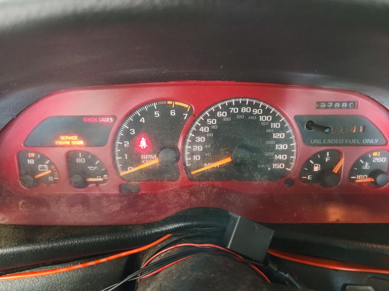 1996 Chevrolet Camaro Z28 Black vin: 2G1FP22P2T2147704