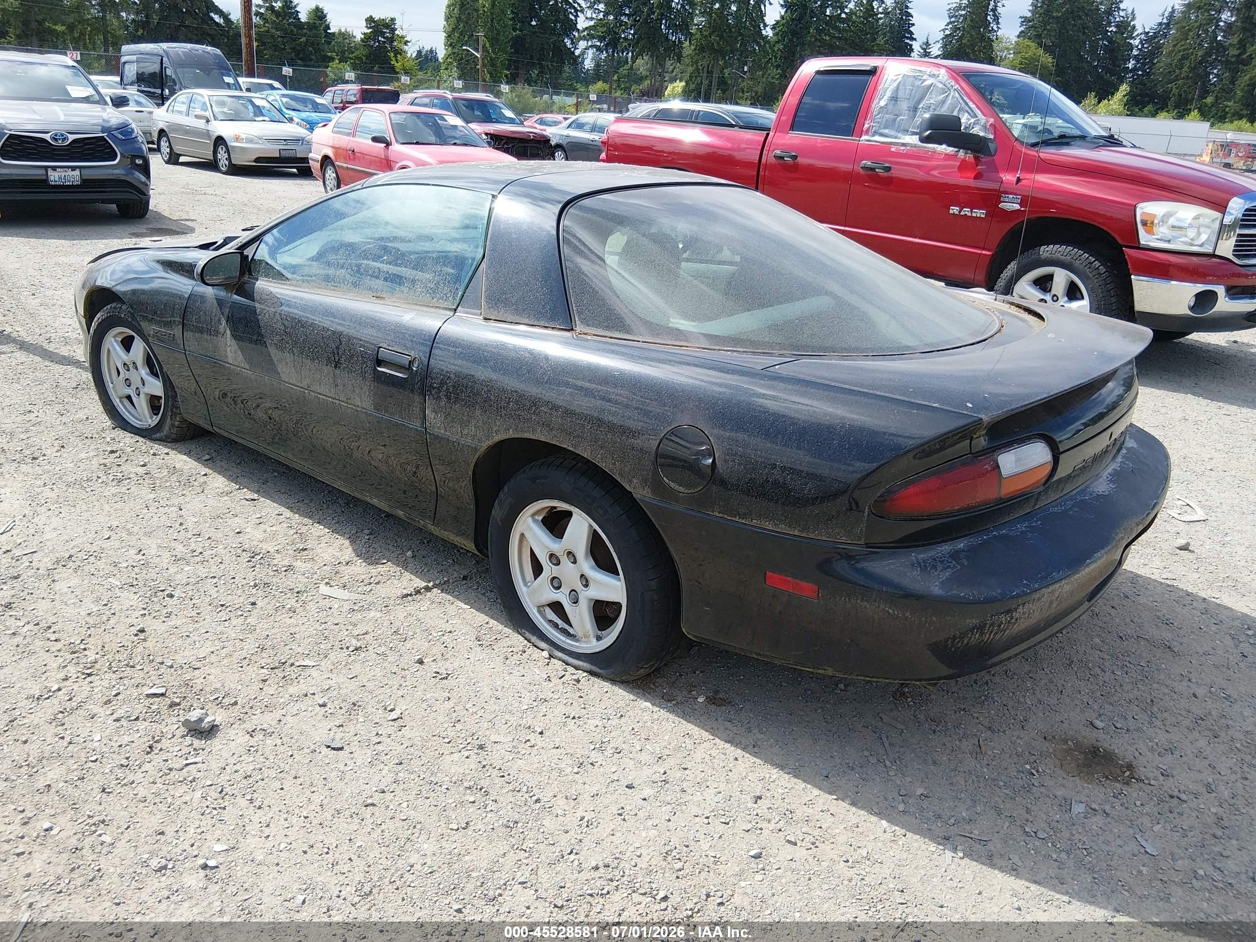 1997 Chevrolet Camaro Z28 Black vin: 2G1FP22P2V2117766