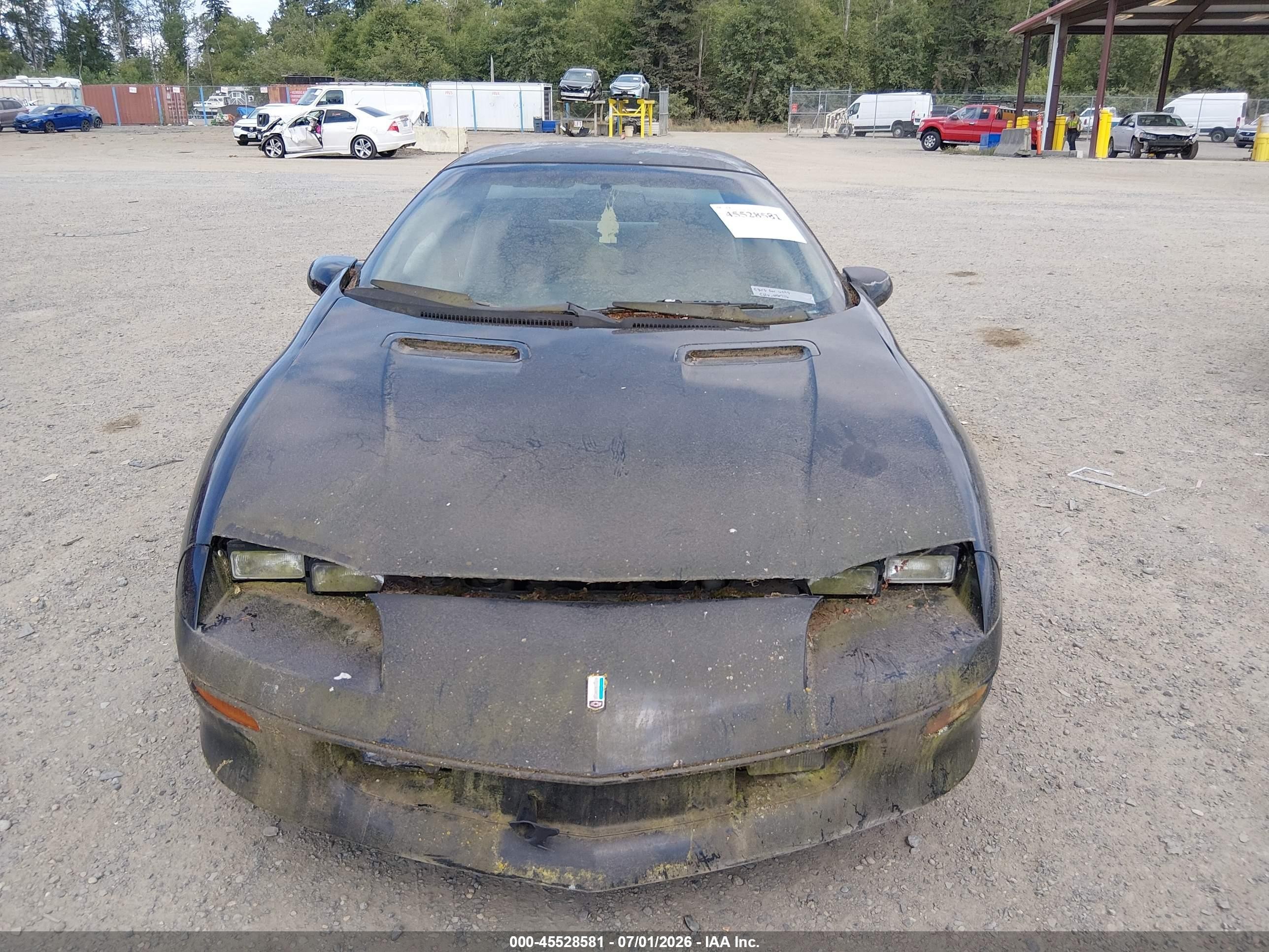 1997 Chevrolet Camaro Z28 Black vin: 2G1FP22P2V2117766
