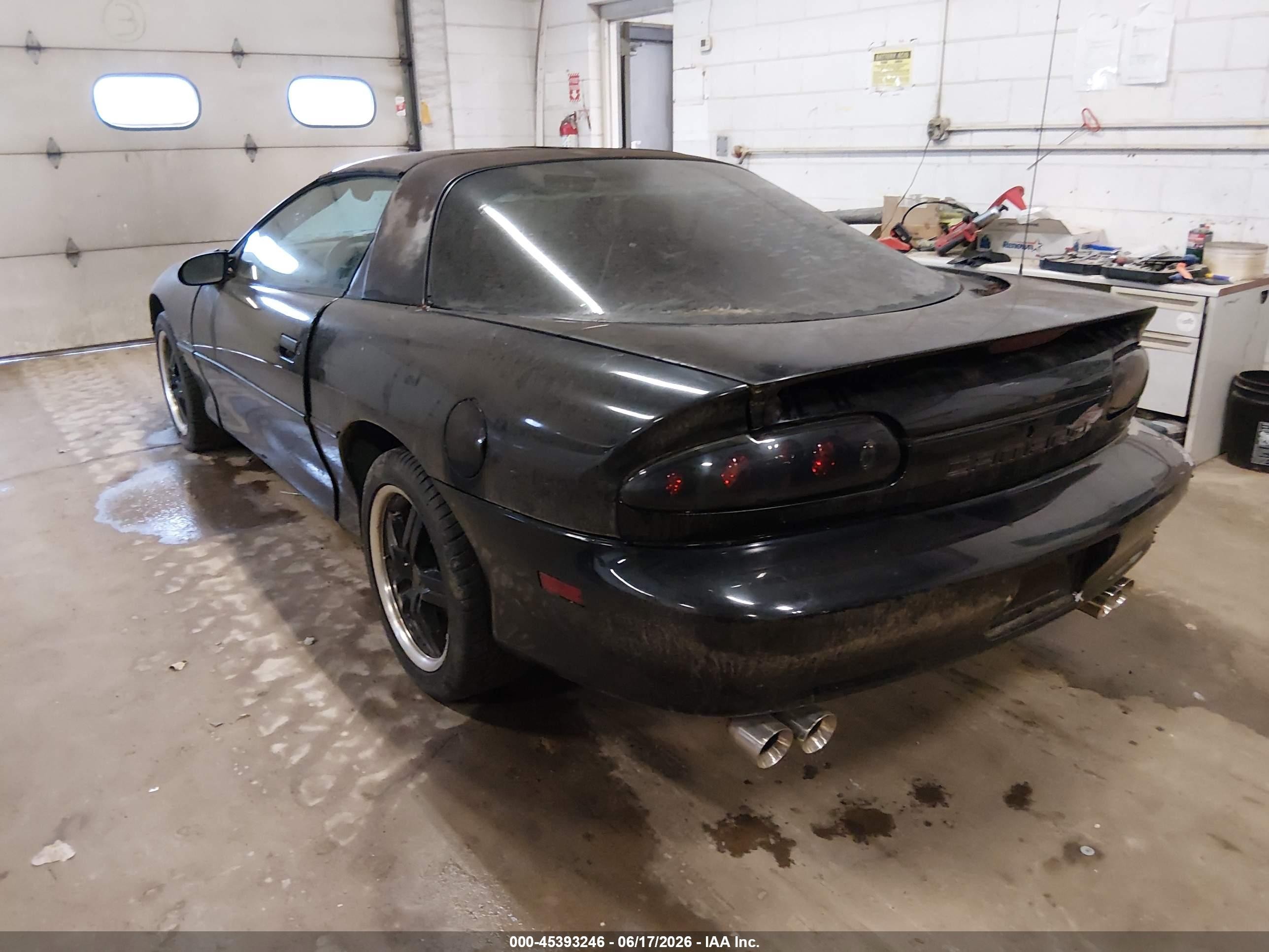 1996 Chevrolet Camaro Z28 Black vin: 2G1FP22P4T2103042