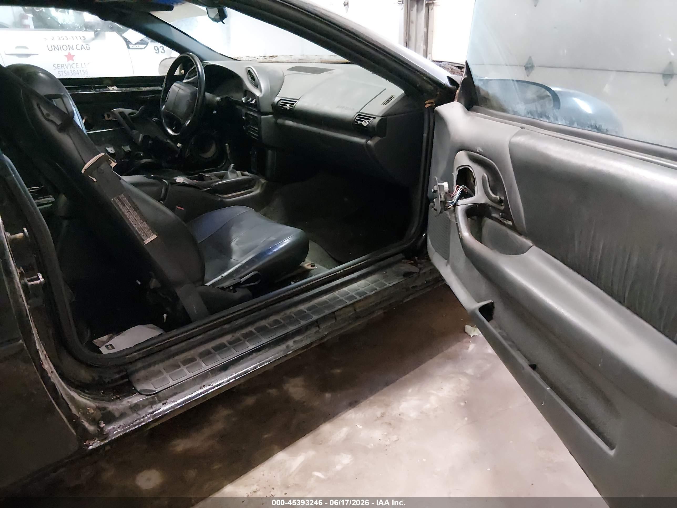 1996 Chevrolet Camaro Z28 Black vin: 2G1FP22P4T2103042