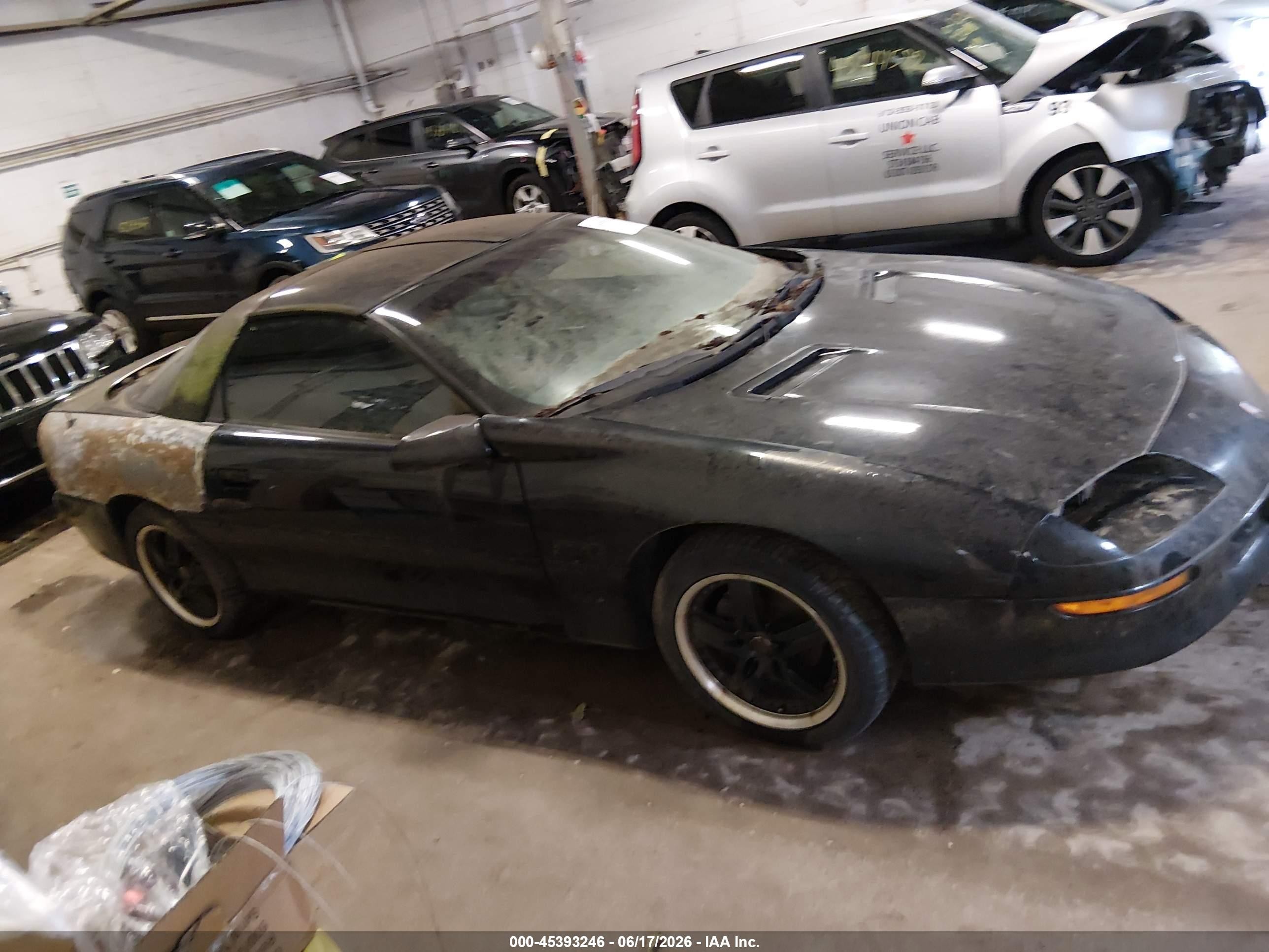 1996 Chevrolet Camaro Z28 Black vin: 2G1FP22P4T2103042