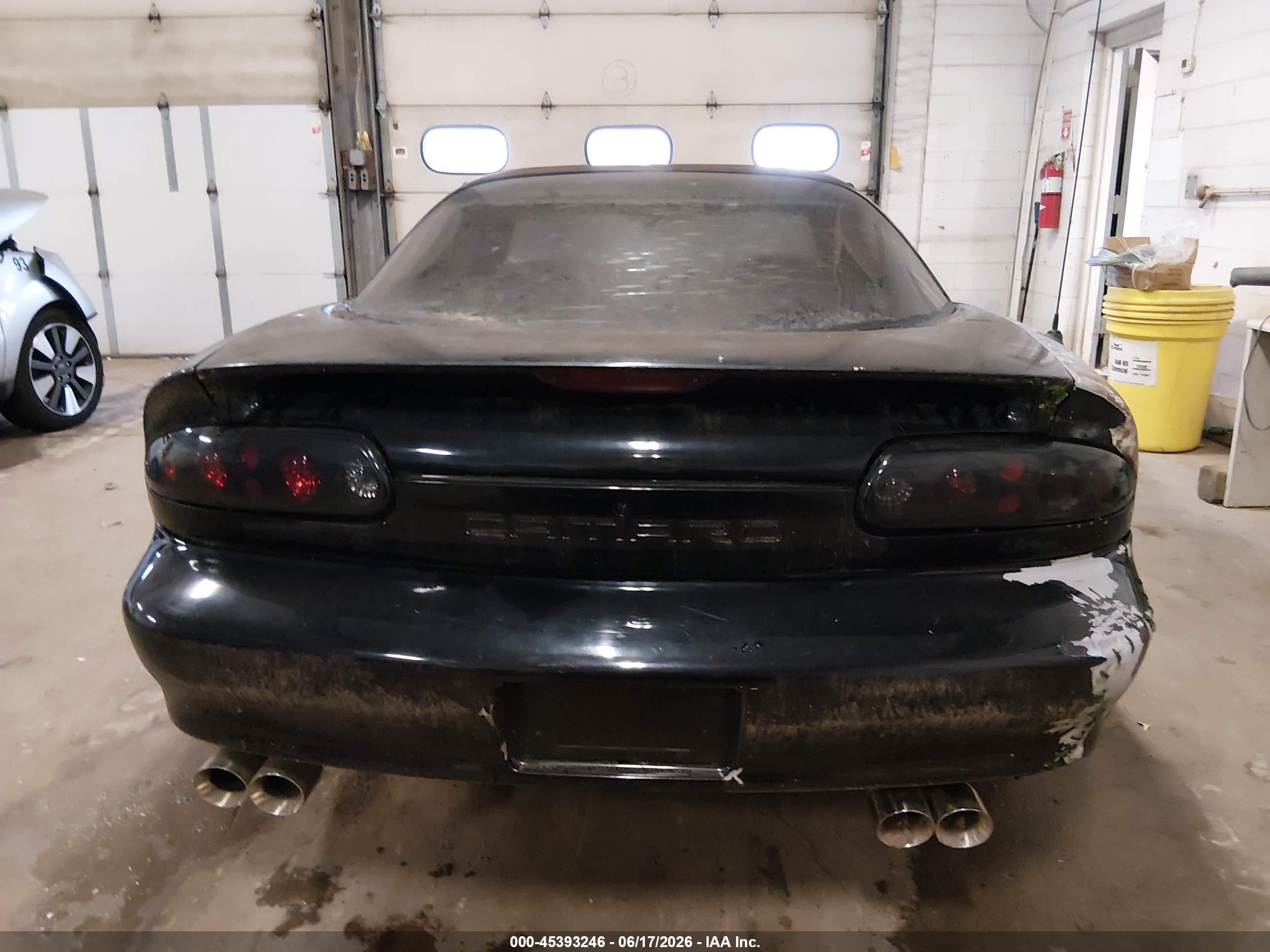 1996 Chevrolet Camaro Z28 Black vin: 2G1FP22P4T2103042