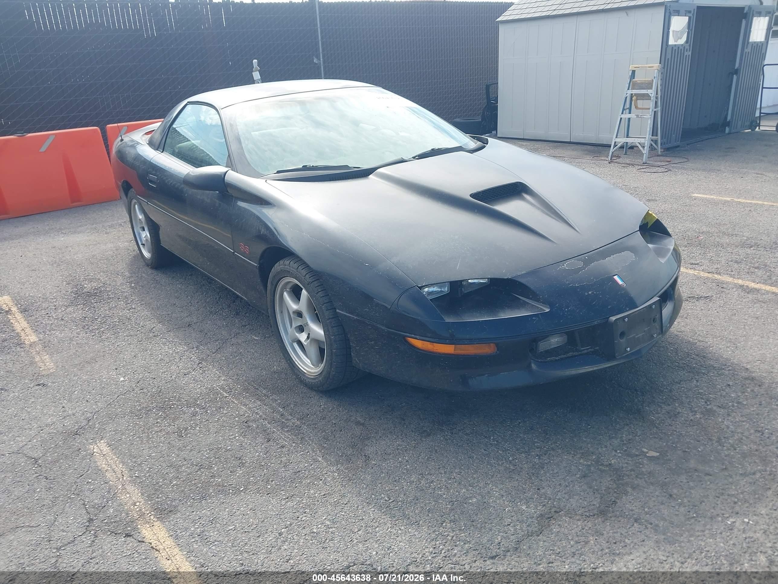 1996 Chevrolet Camaro Z28 Black vin: 2G1FP22P5T2164433