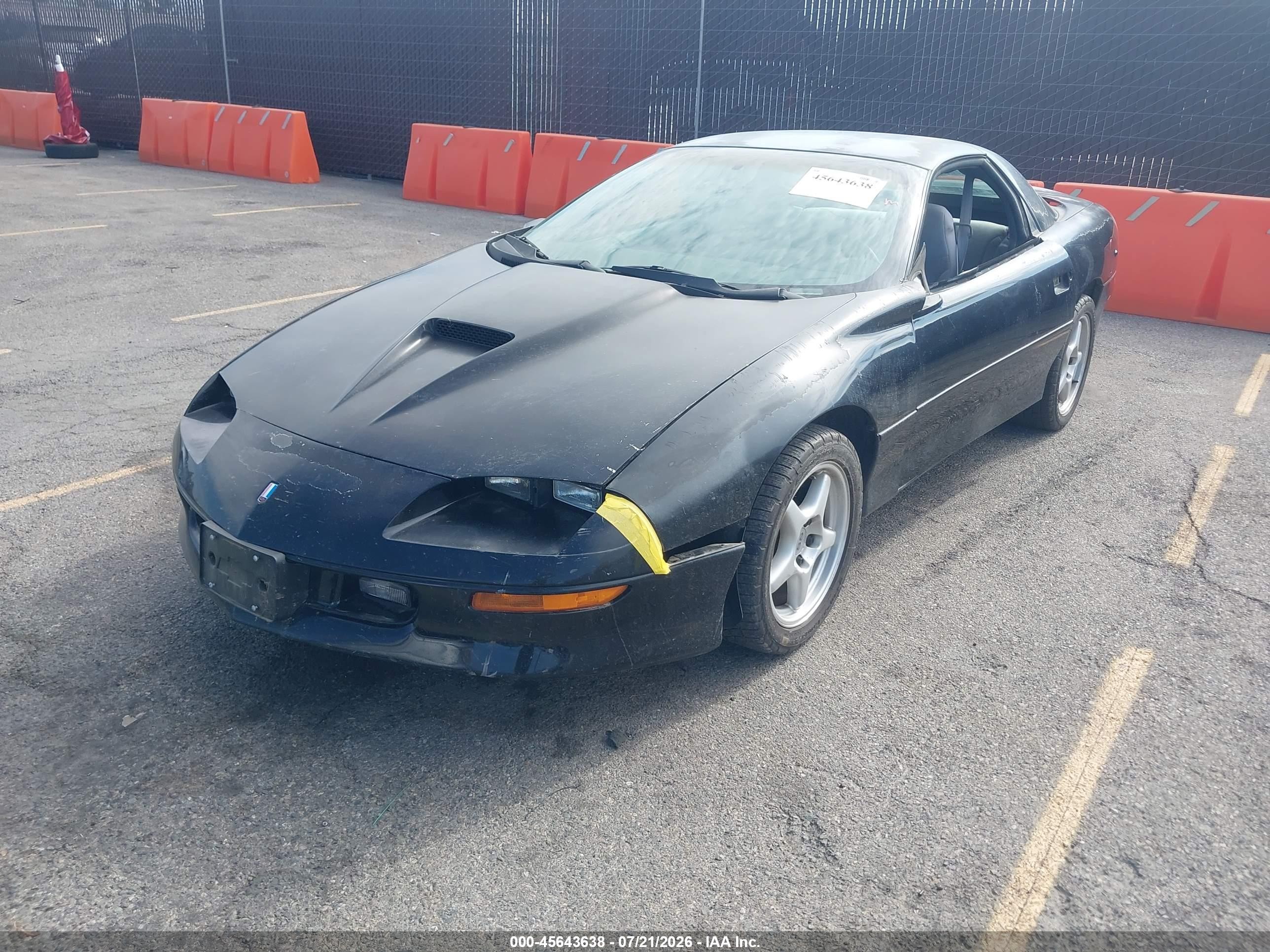 1996 Chevrolet Camaro Z28 Black vin: 2G1FP22P5T2164433