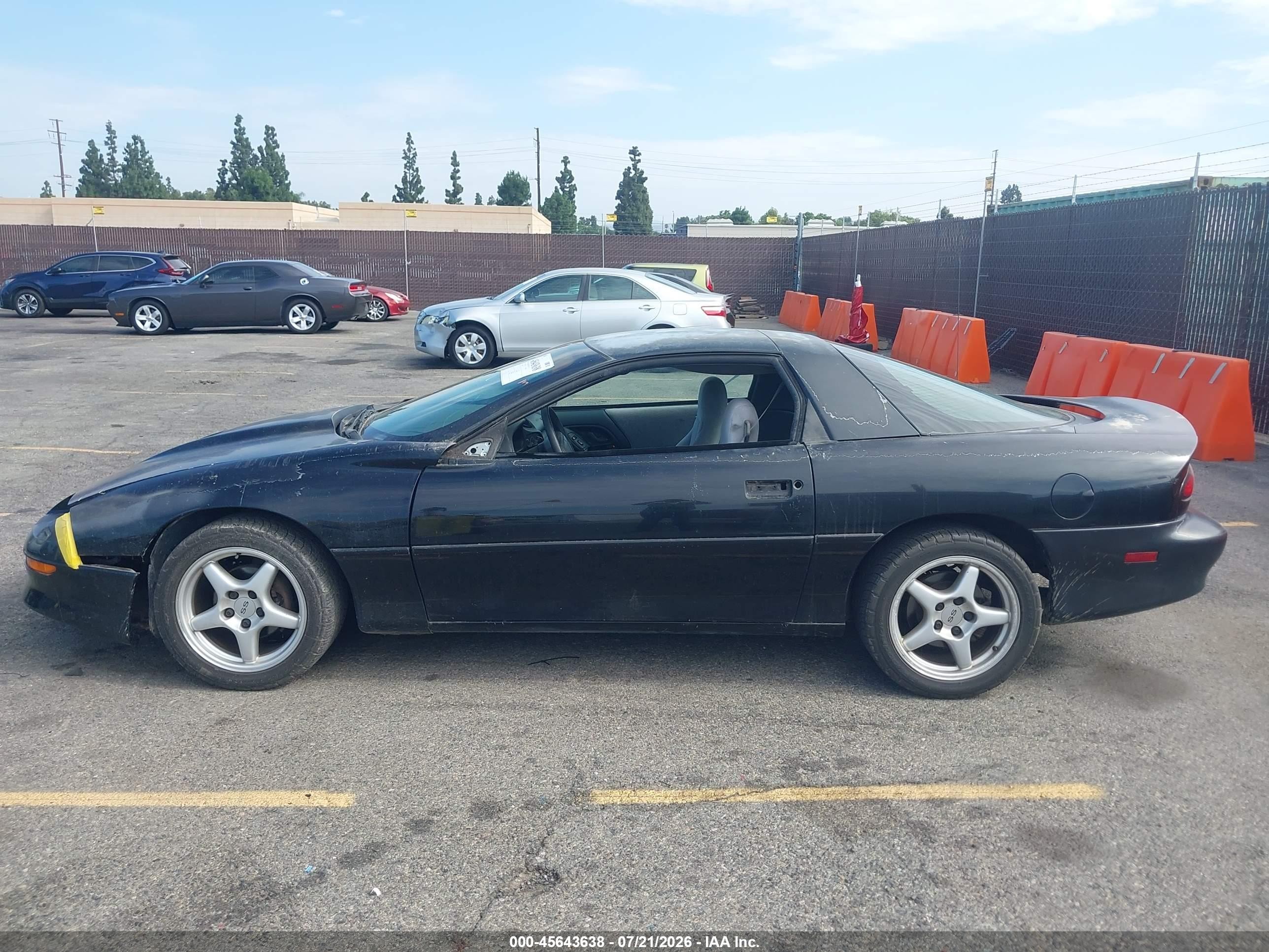 1996 Chevrolet Camaro Z28 Black vin: 2G1FP22P5T2164433
