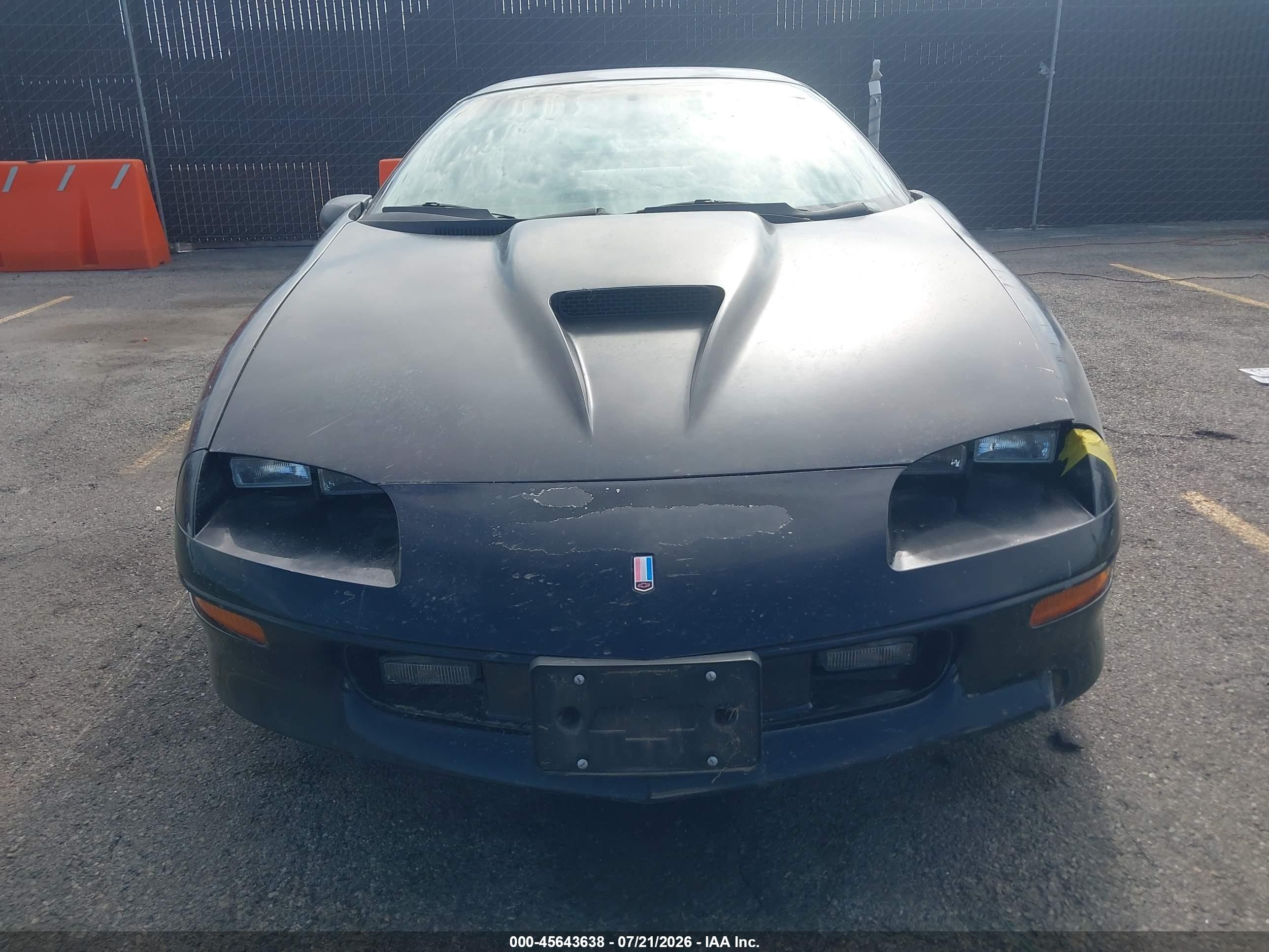 1996 Chevrolet Camaro Z28 Black vin: 2G1FP22P5T2164433