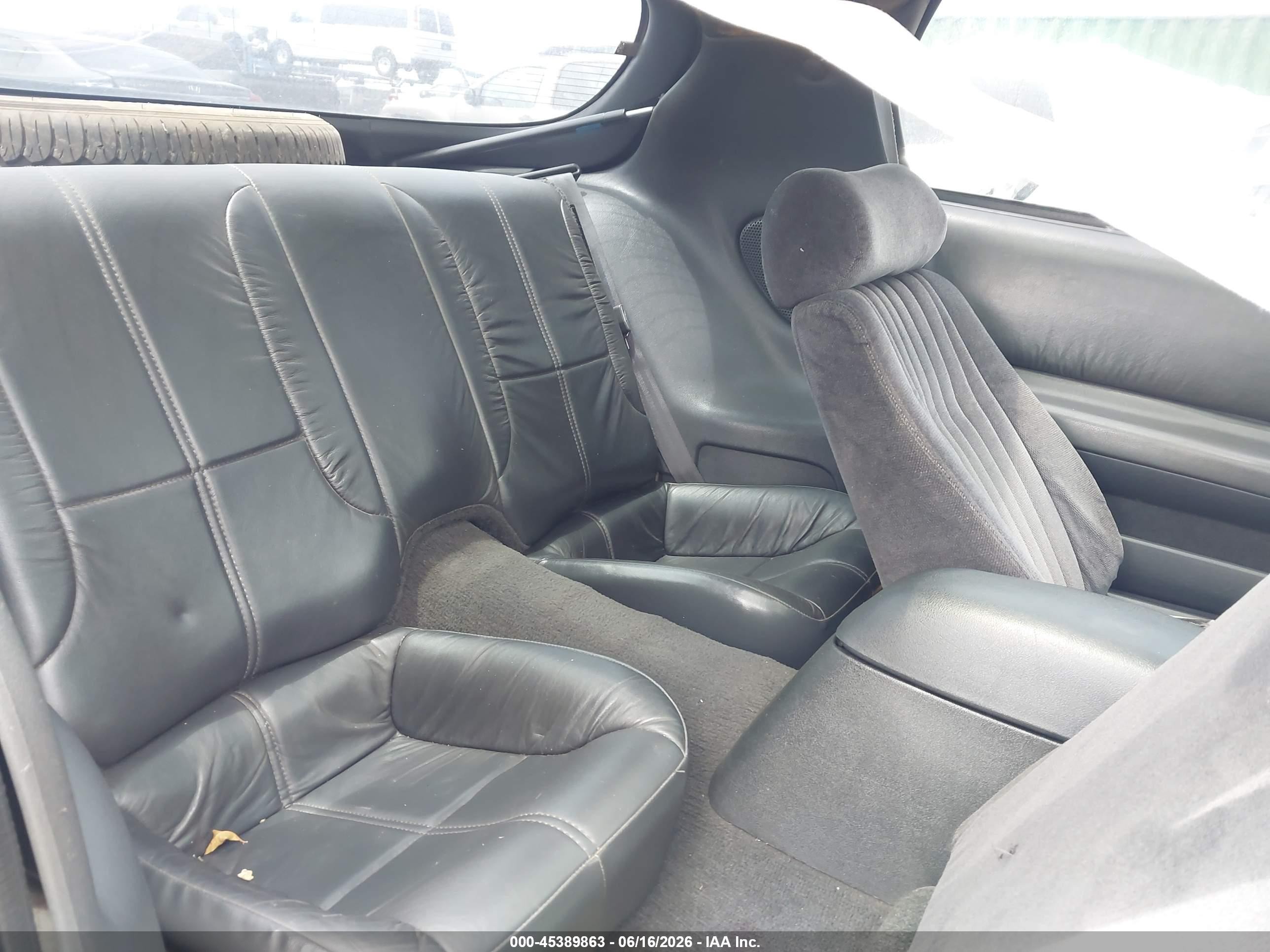 1995 Chevrolet Camaro Z28 Black vin: 2G1FP22P6S2176766