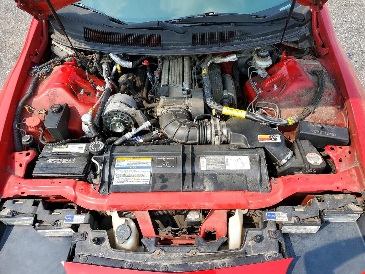 1995 Chevrolet Camaro Z28 Red vin: 2G1FP22P7S2101462