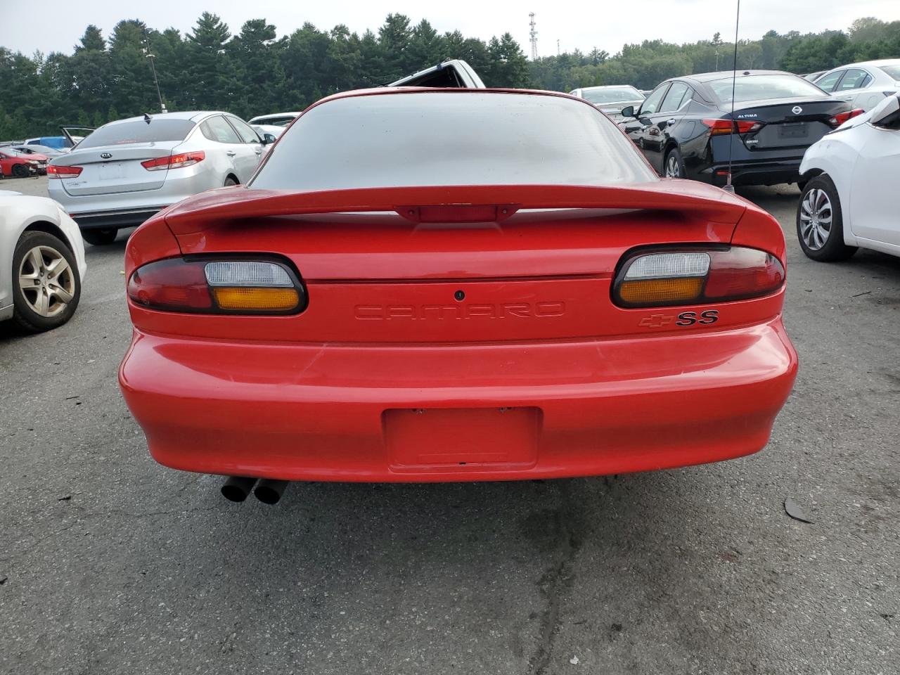 1997 Chevrolet Camaro Z28 Red vin: 2G1FP22P8V2121613