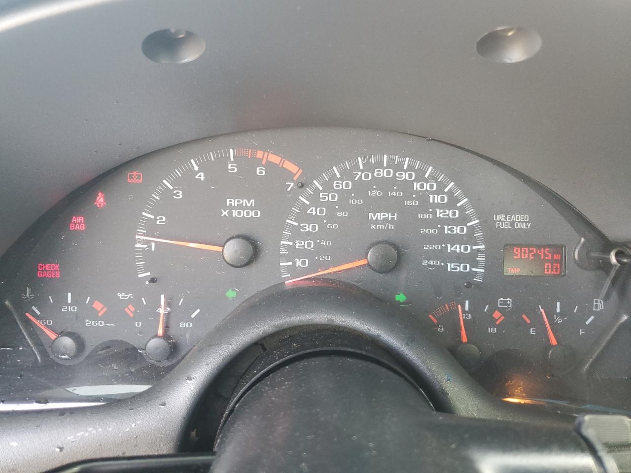 1997 Chevrolet Camaro Z28 Red vin: 2G1FP22P8V2133308