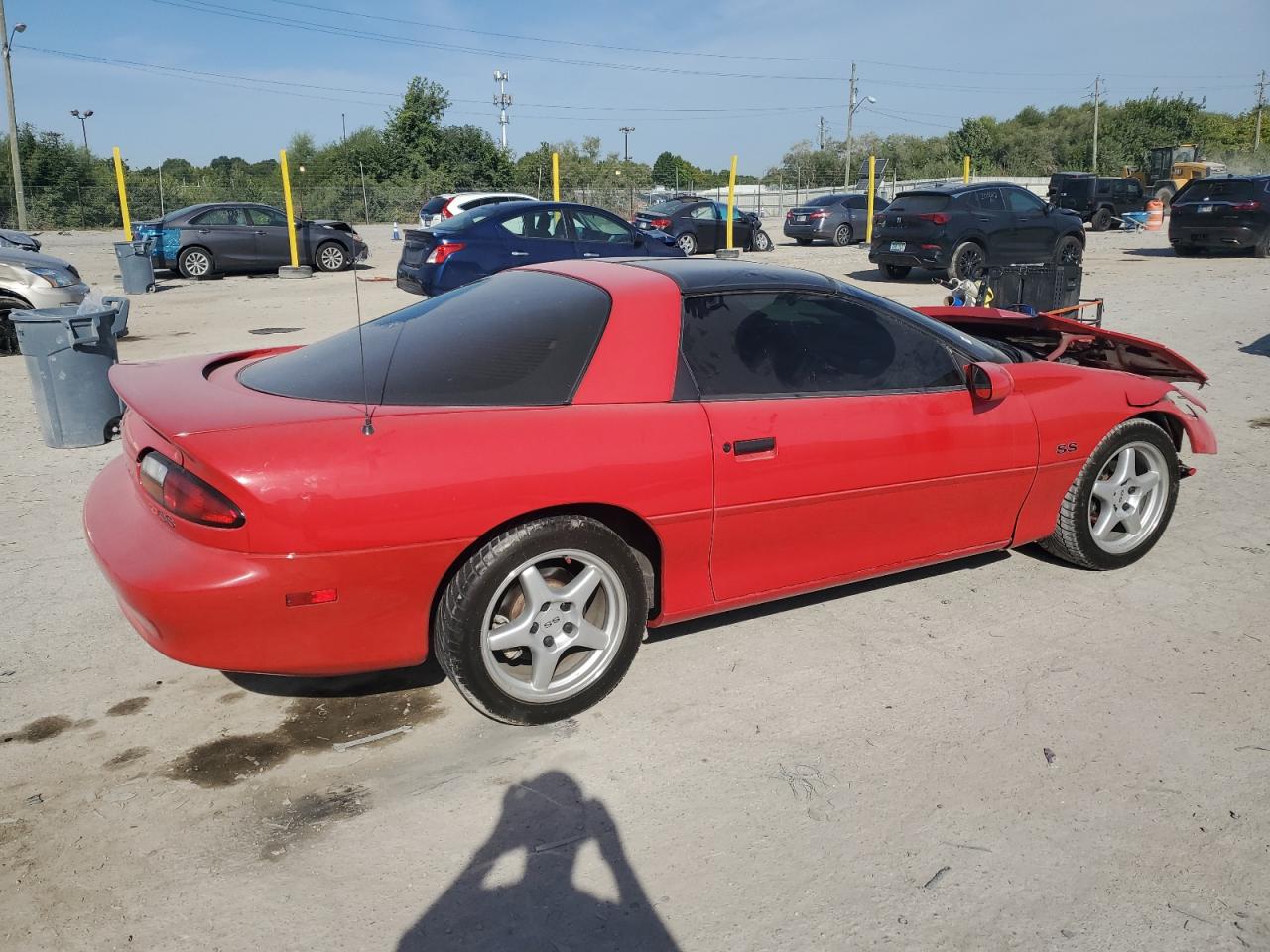 1997 Chevrolet Camaro Z28 Red vin: 2G1FP22P8V2133308