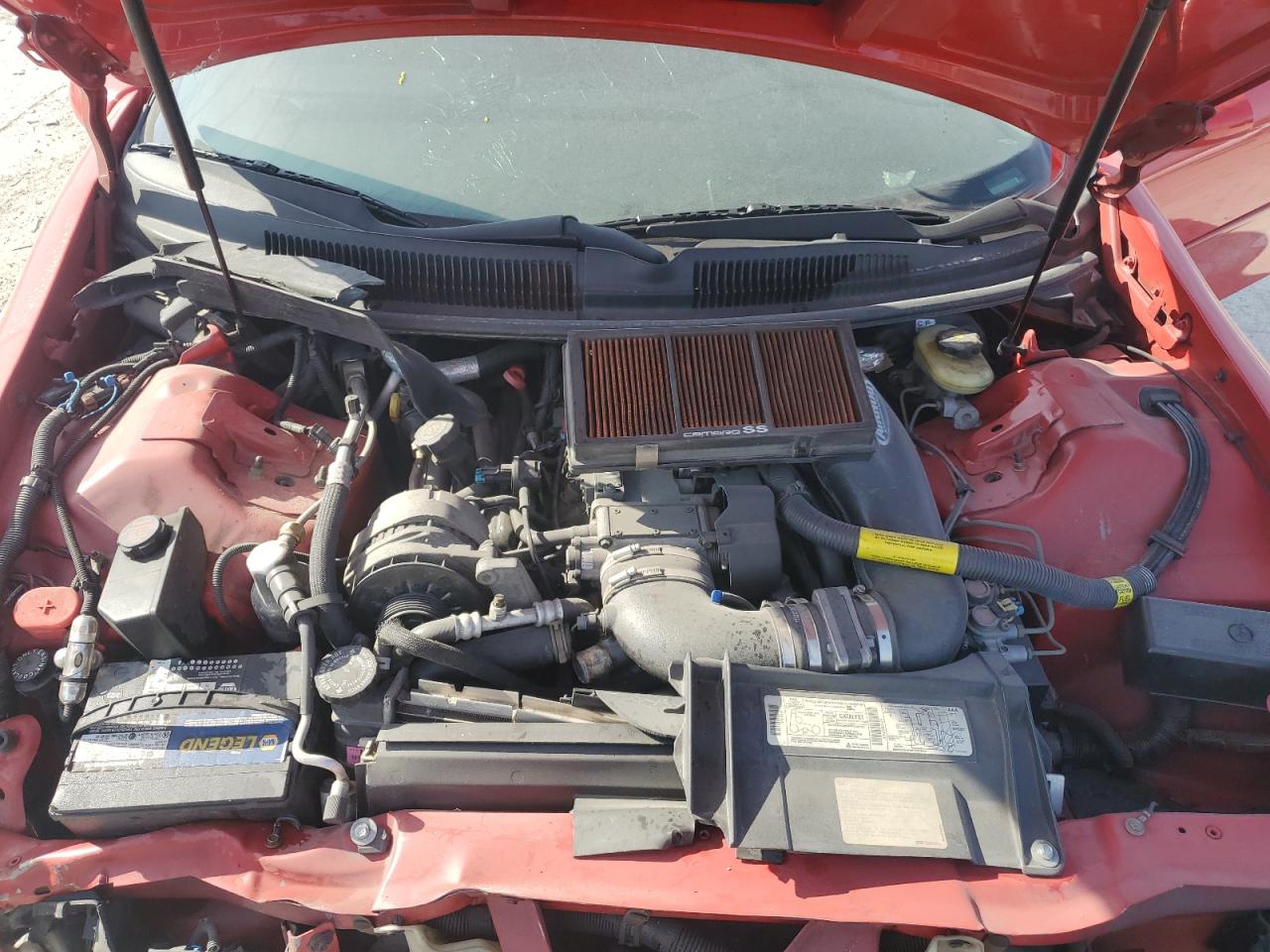 1997 Chevrolet Camaro Z28 Red vin: 2G1FP22P8V2133308