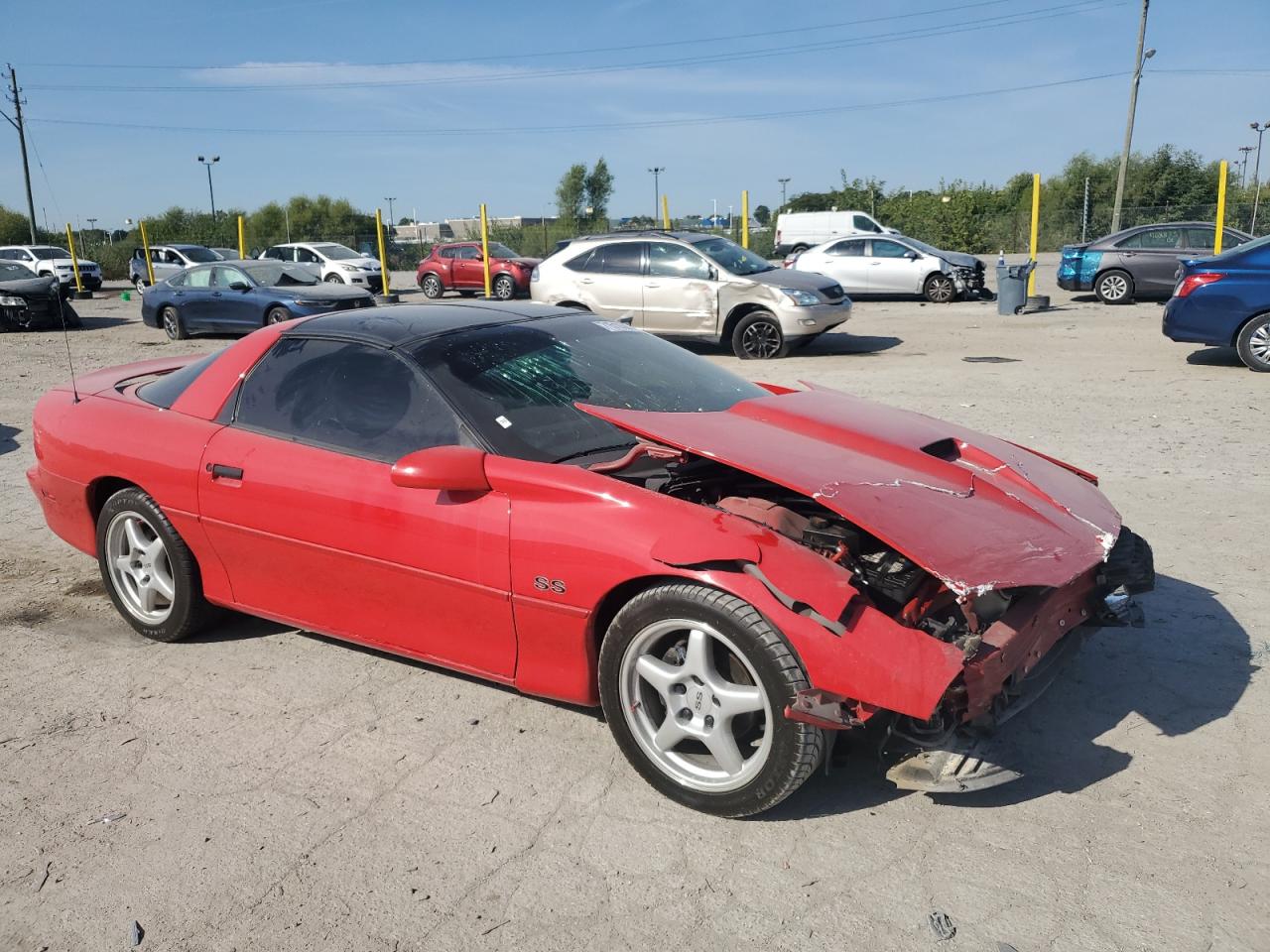 1997 Chevrolet Camaro Z28 Red vin: 2G1FP22P8V2133308