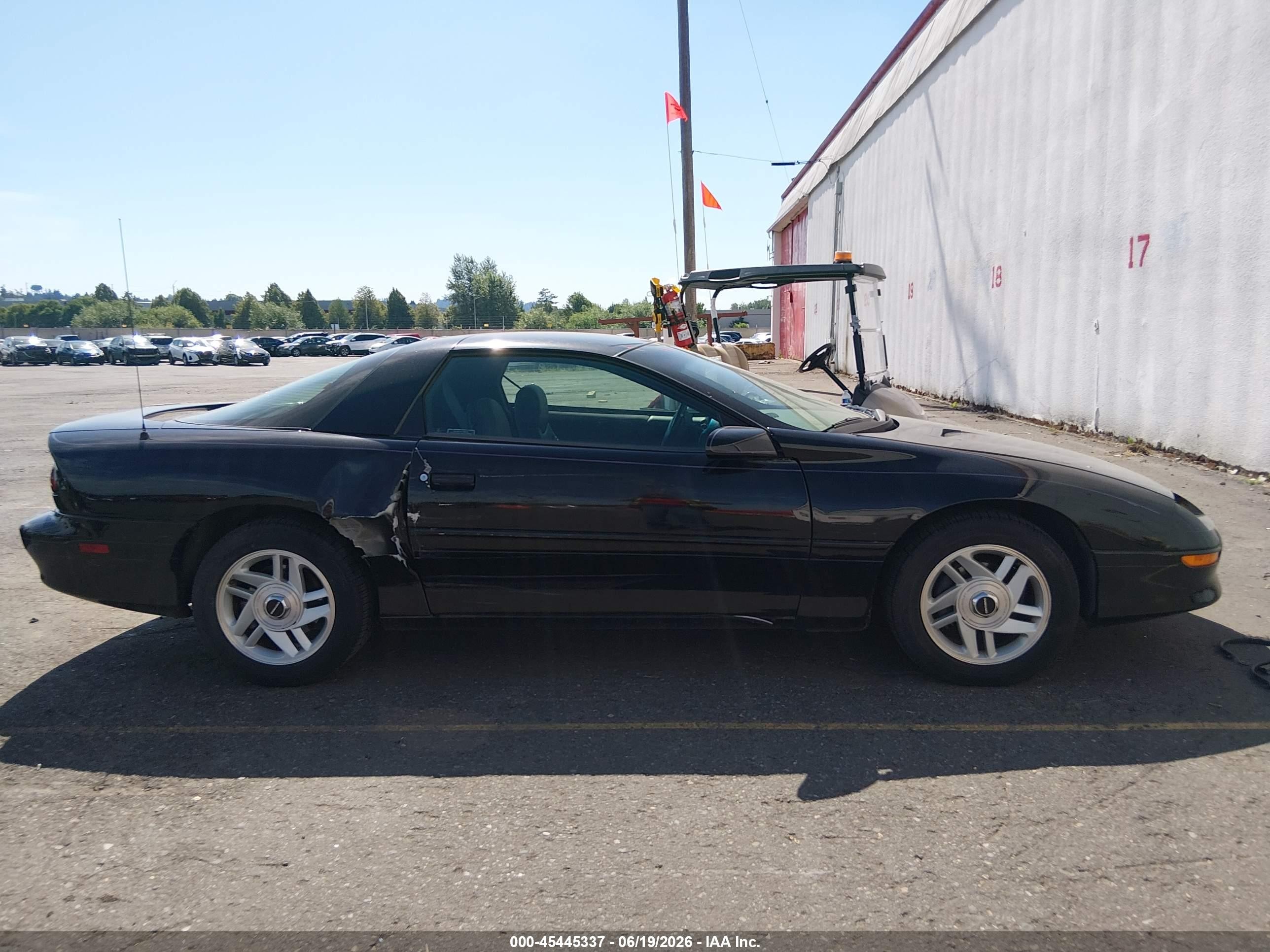 1993 Chevrolet Camaro Z28 Black vin: 2G1FP22PXP2102600