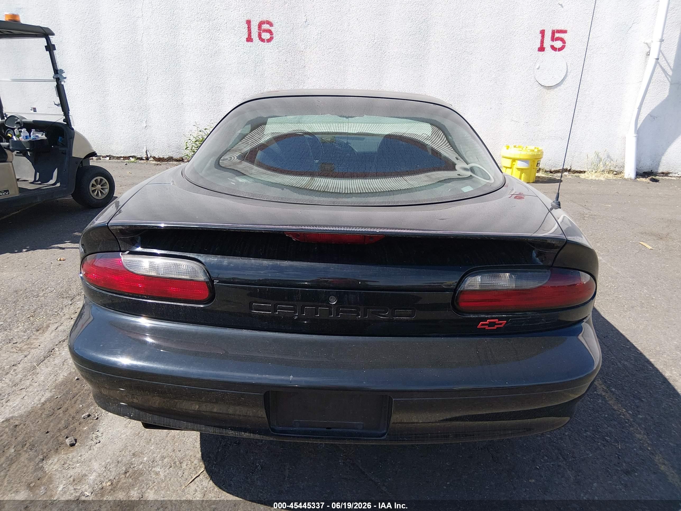 1993 Chevrolet Camaro Z28 Black vin: 2G1FP22PXP2102600