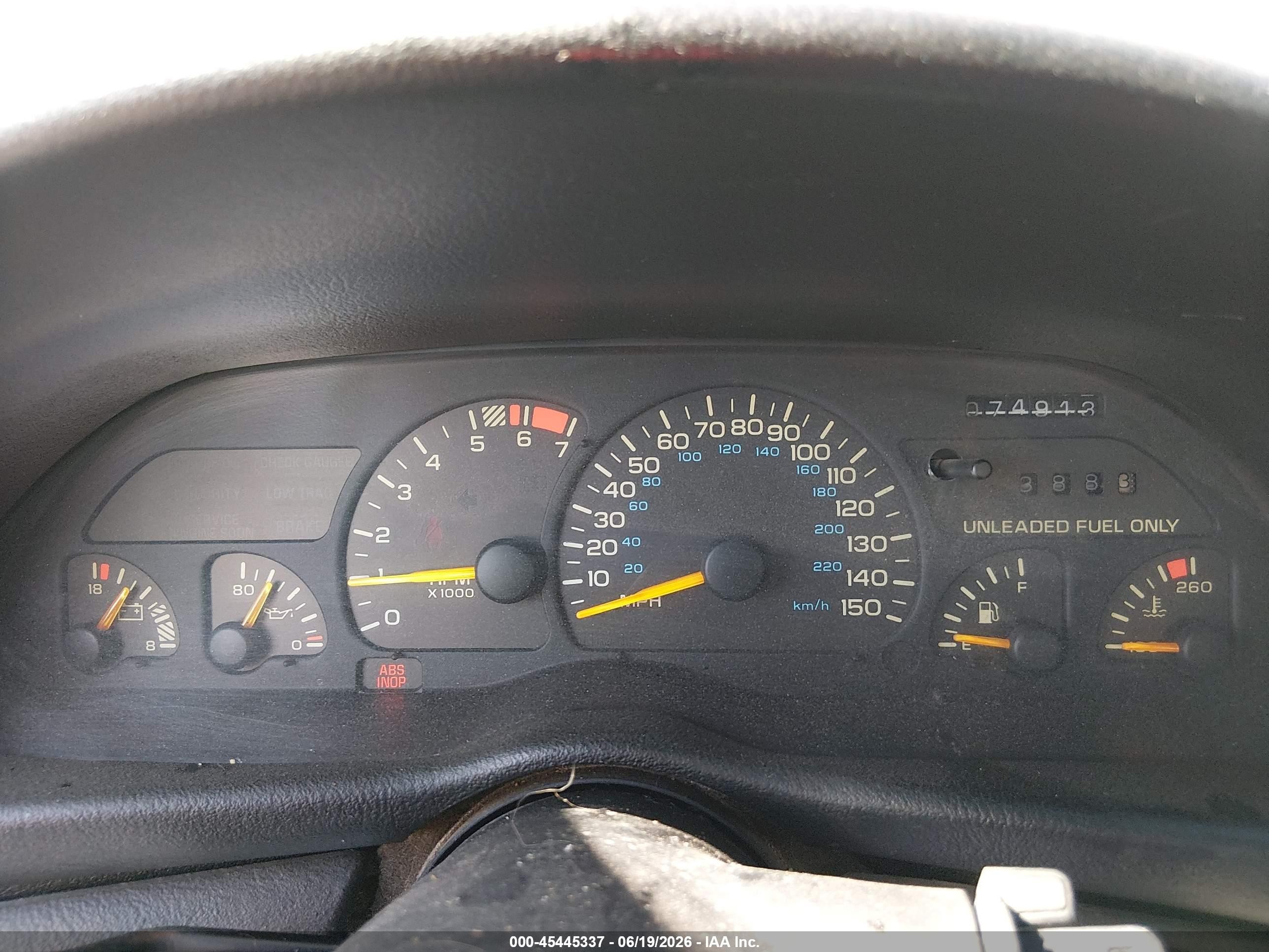 1993 Chevrolet Camaro Z28 Black vin: 2G1FP22PXP2102600