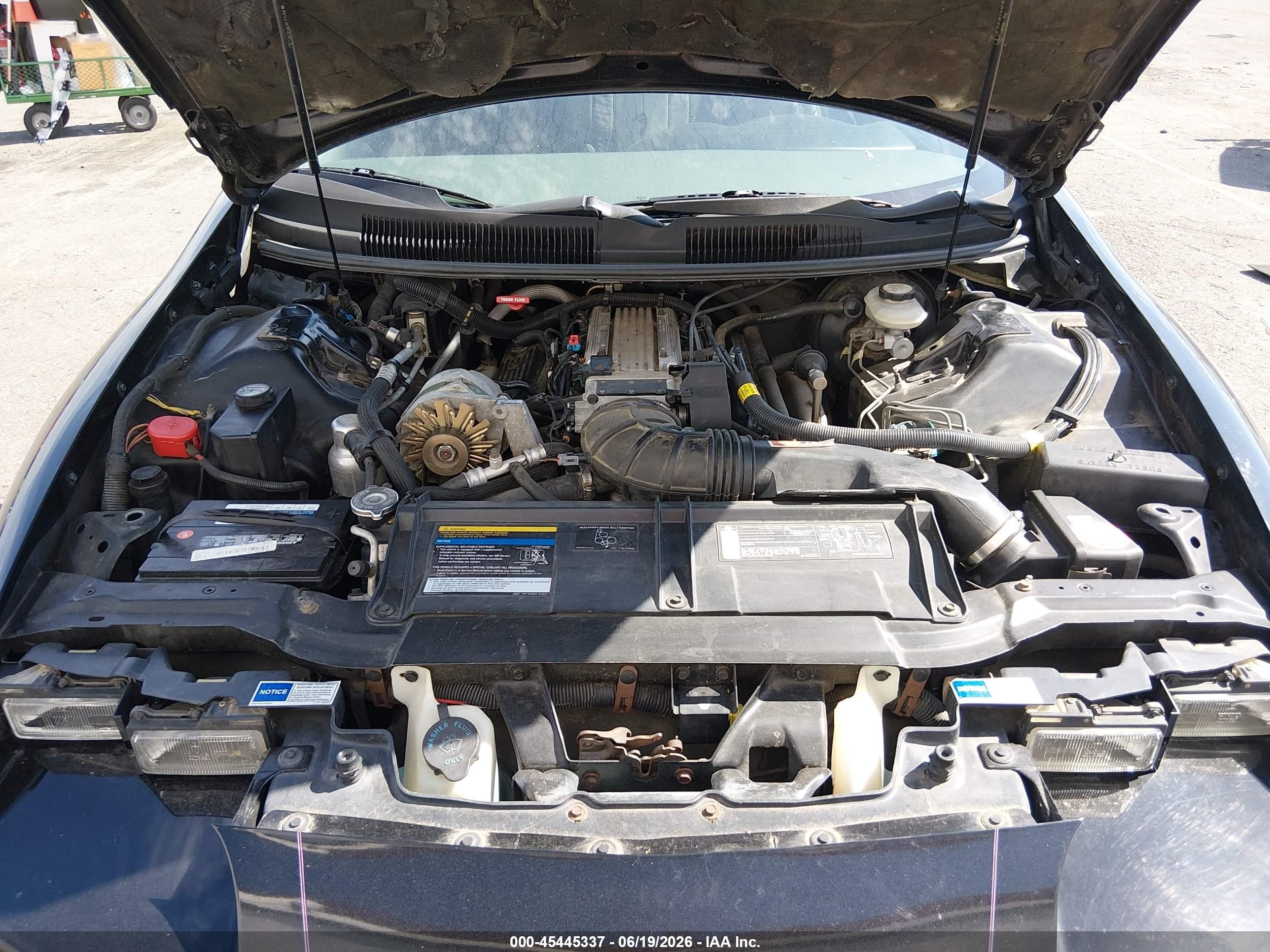 1993 Chevrolet Camaro Z28 Black vin: 2G1FP22PXP2102600
