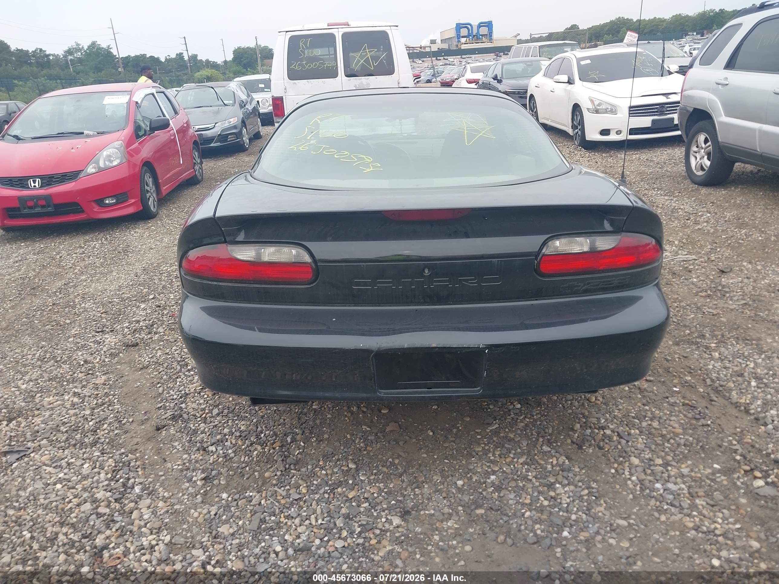 1994 Chevrolet Camaro Z28 Black vin: 2G1FP22PXR2124325