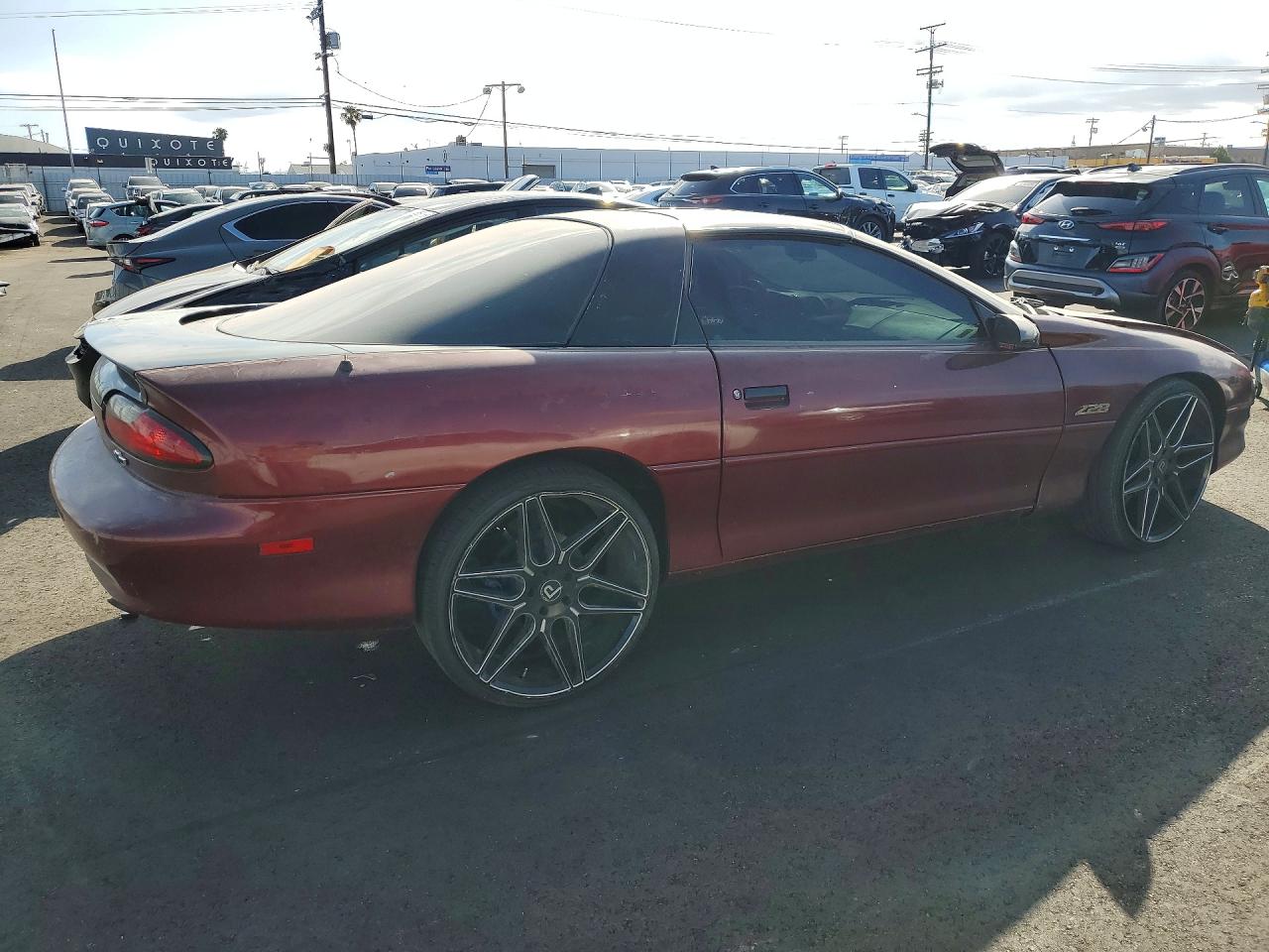 1995 Chevrolet Camaro Z28 Burgundy vin: 2G1FP22PXS2131636