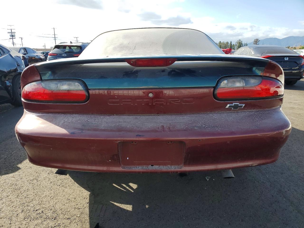 1995 Chevrolet Camaro Z28 Burgundy vin: 2G1FP22PXS2131636