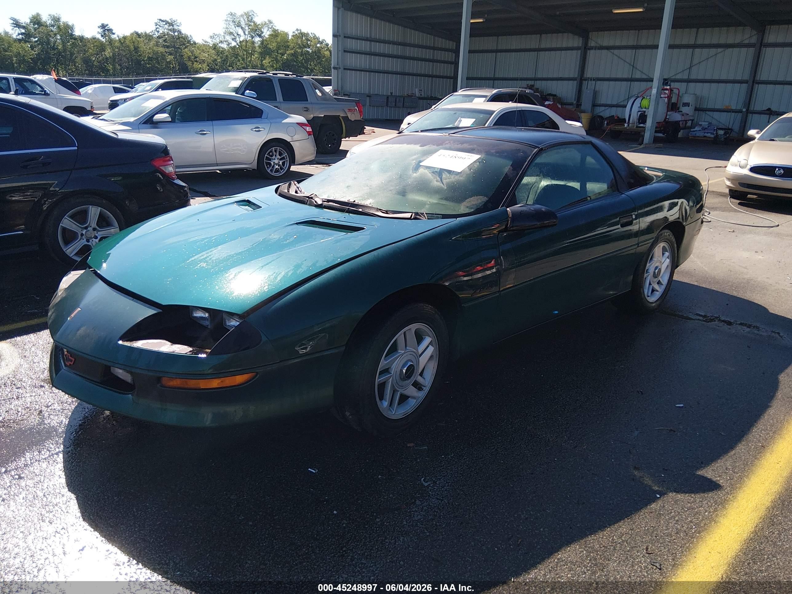 1995 Chevrolet Camaro Z28 Green vin: 2G1FP22PXS2226620