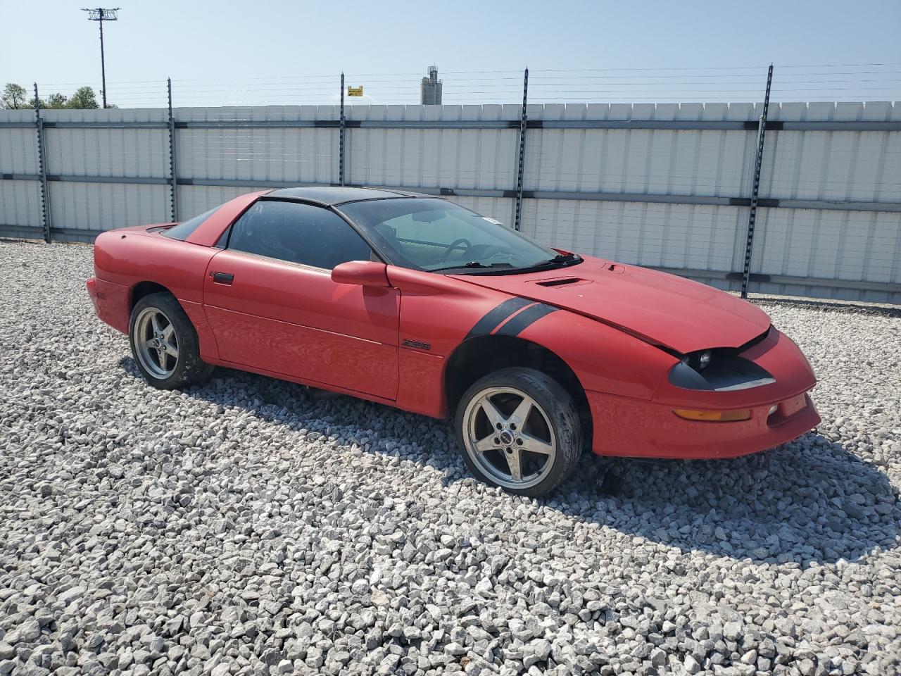1997 Chevrolet Camaro Z28 Red vin: 2G1FP22PXV2145976 Damage: Hood, Misaligned, Repair Required