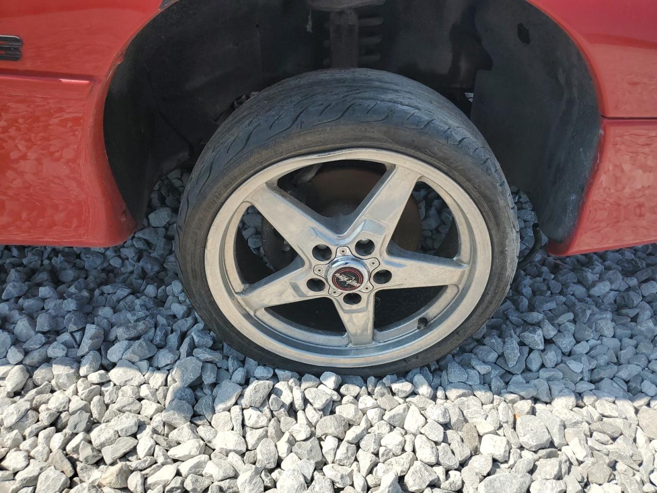1997 Chevrolet Camaro Z28 Red vin: 2G1FP22PXV2145976 Damage: Right Front Wheel, Bent, Replacement Required