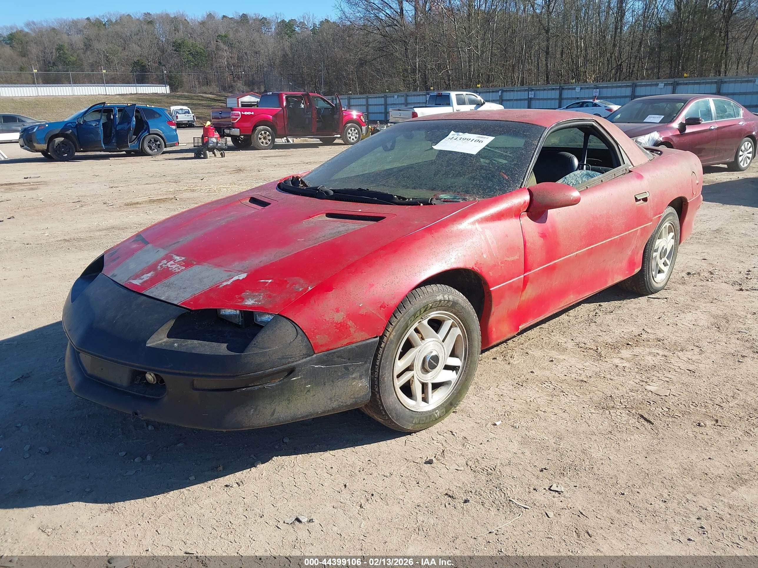 1995 Chevrolet Camaro   Red vin: 2G1FP22S1S2191289
