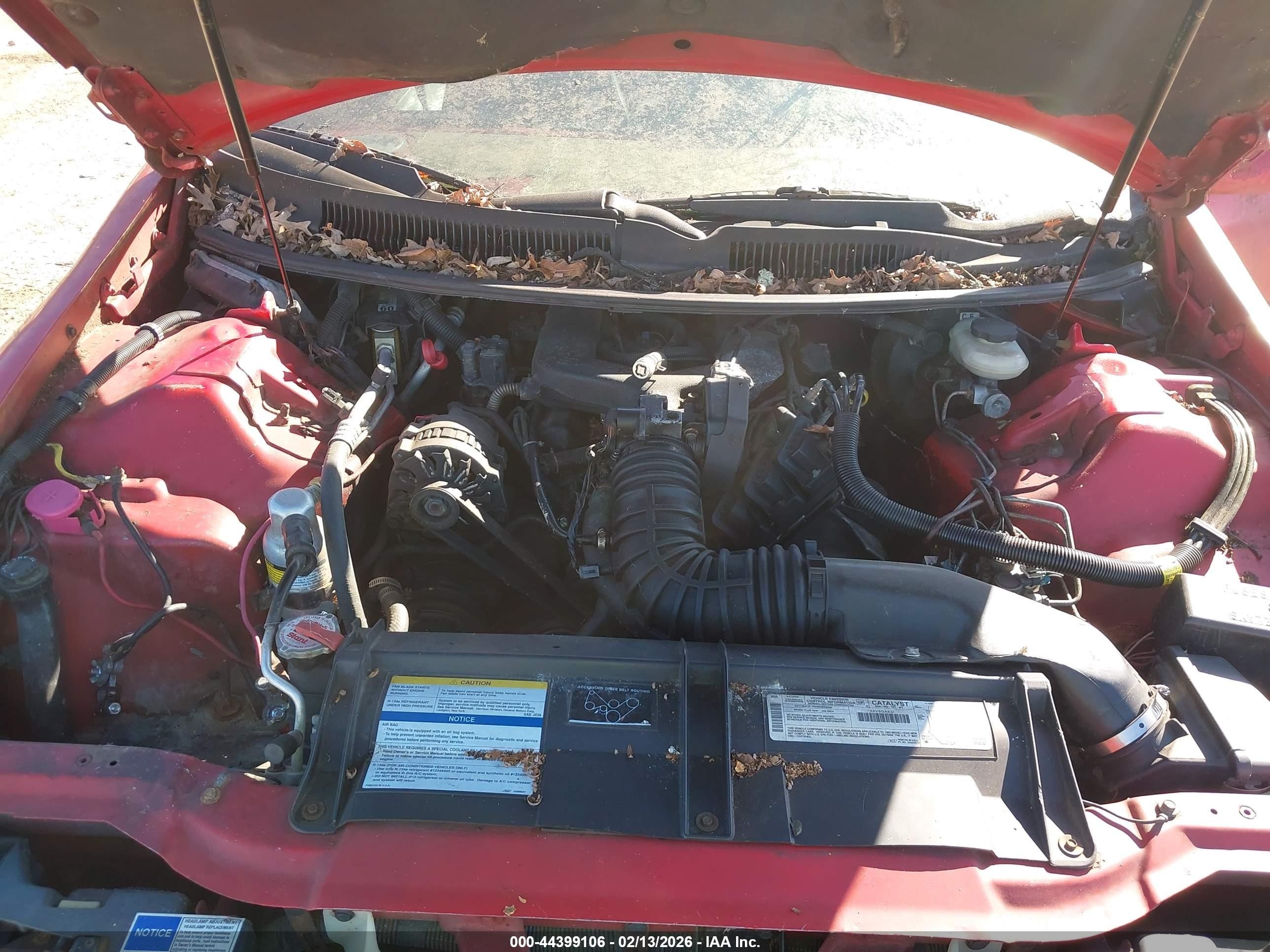 1995 Chevrolet Camaro   Red vin: 2G1FP22S1S2191289