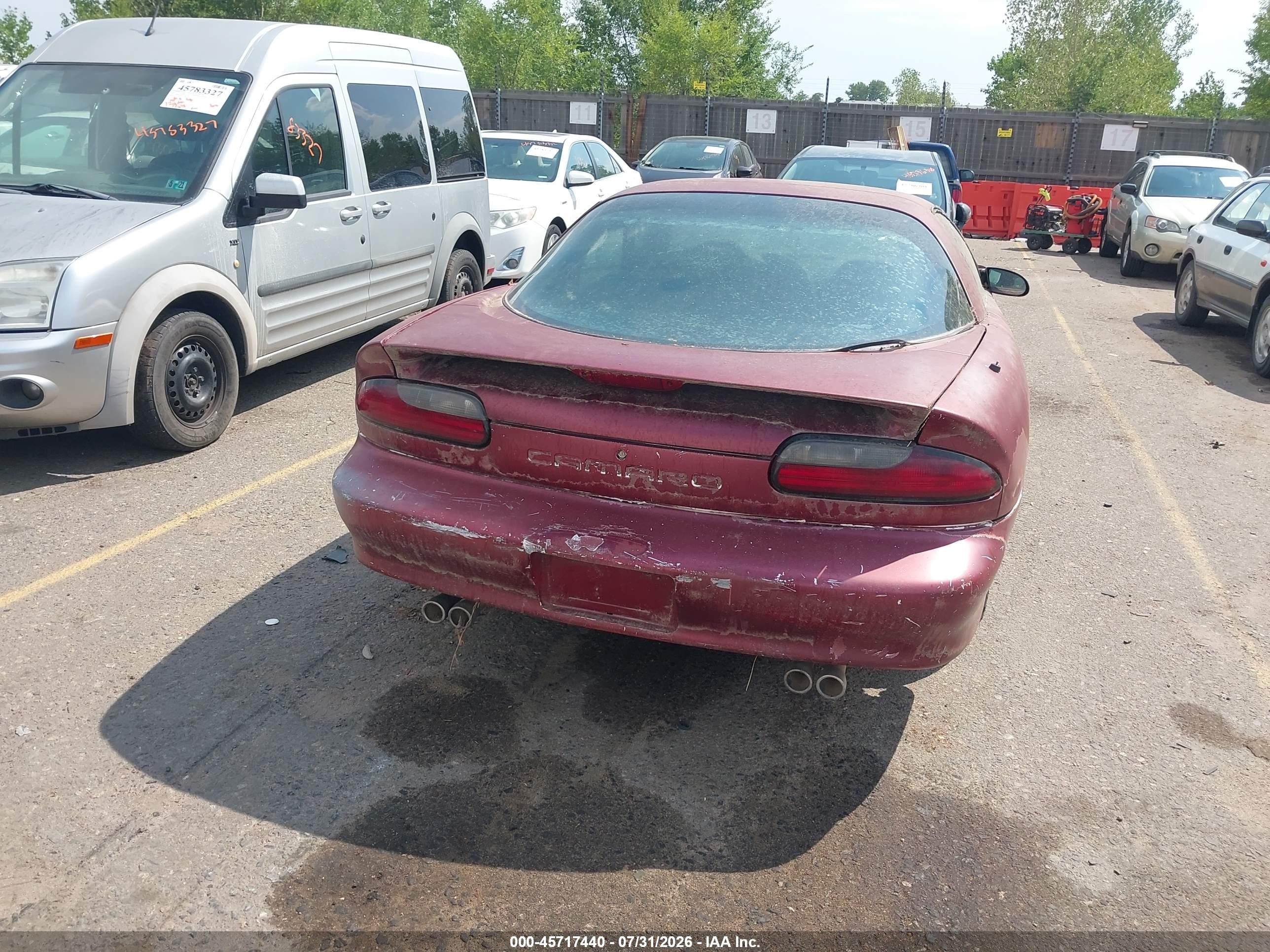 1993 Chevrolet Camaro   Фиолетовый vin: 2G1FP22S9P2137861