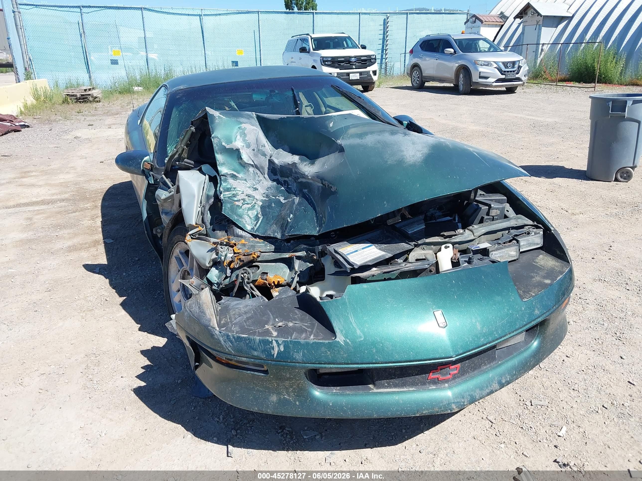 1995 Chevrolet Camaro   Green vin: 2G1FP22SXS2154791