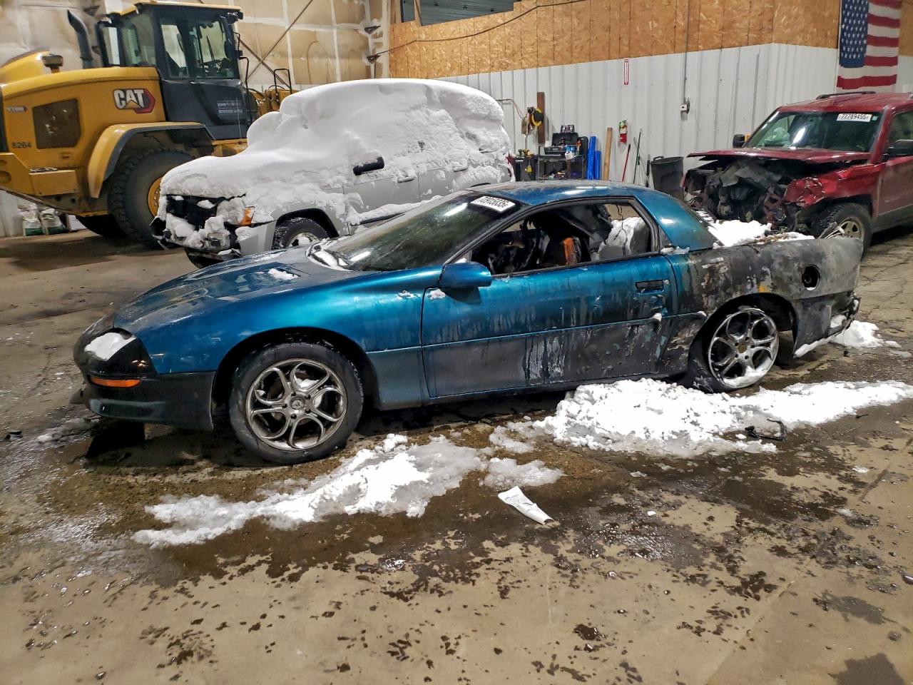 1995 Chevrolet Camaro Green vin: 2G1FP22SXS2213144