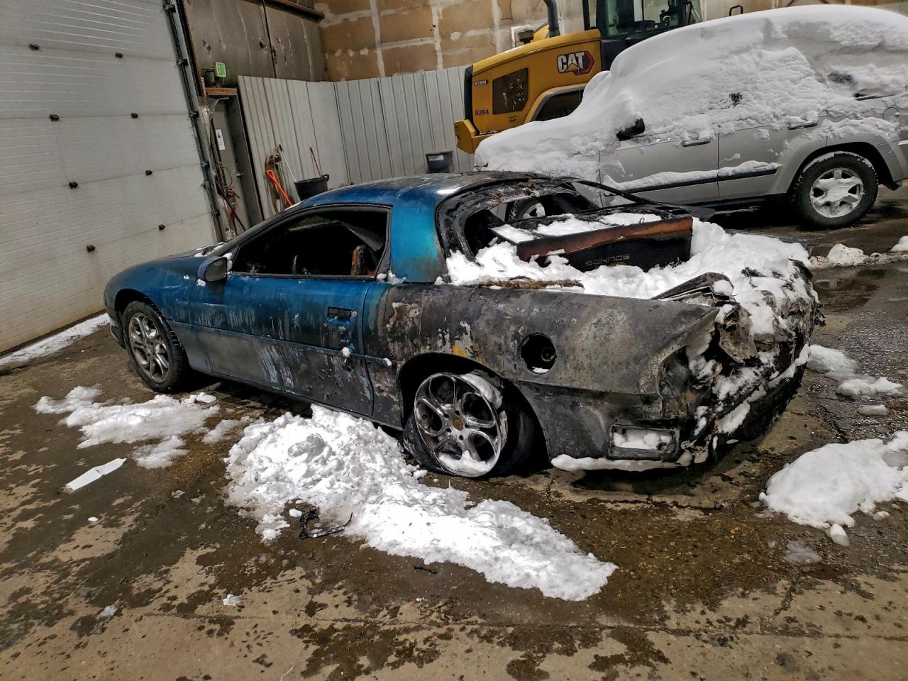 1995 Chevrolet Camaro Green vin: 2G1FP22SXS2213144