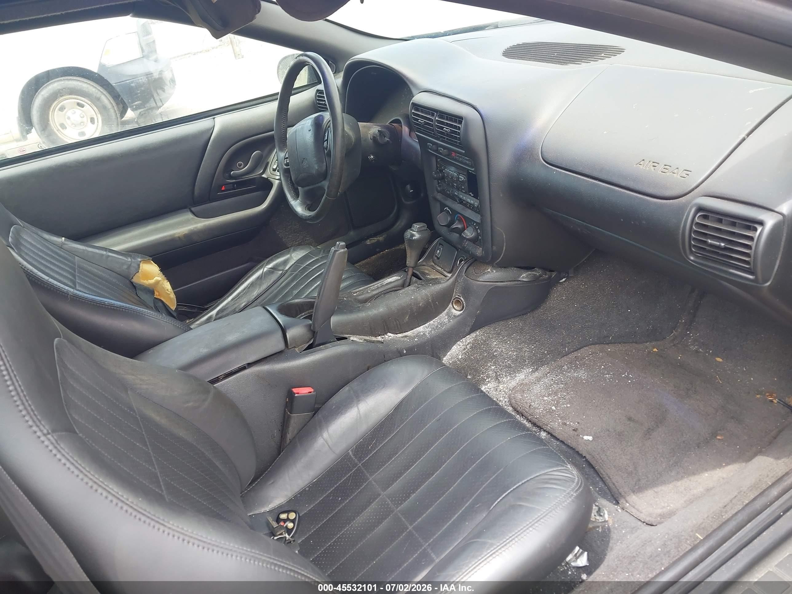 2002 Chevrolet Camaro Z28 Black vin: 2G1FP32G222161607