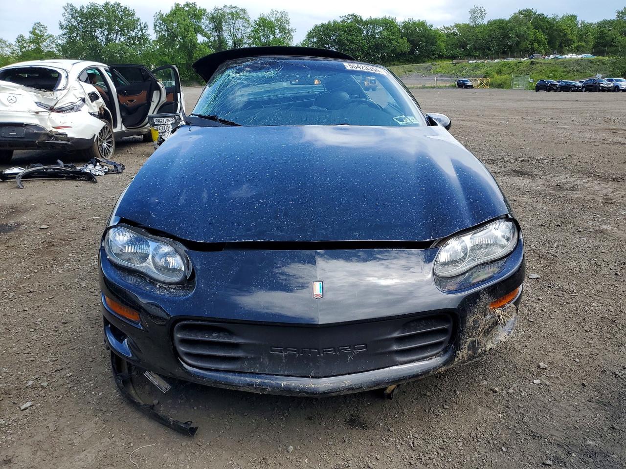 2002 Chevrolet Camaro Z28 Black vin: 2G1FP32G222164460