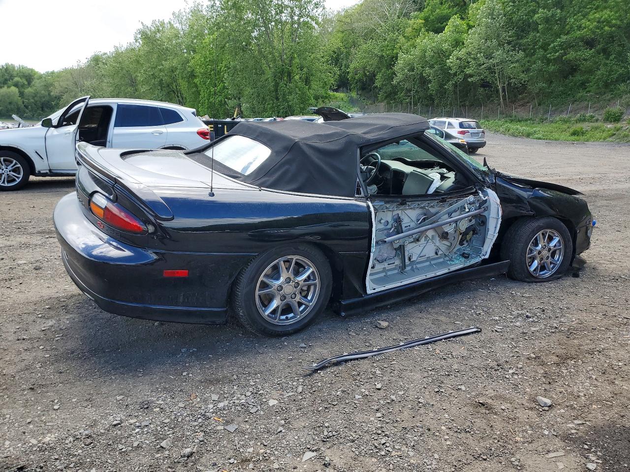 2002 Chevrolet Camaro Z28 Black vin: 2G1FP32G222164460