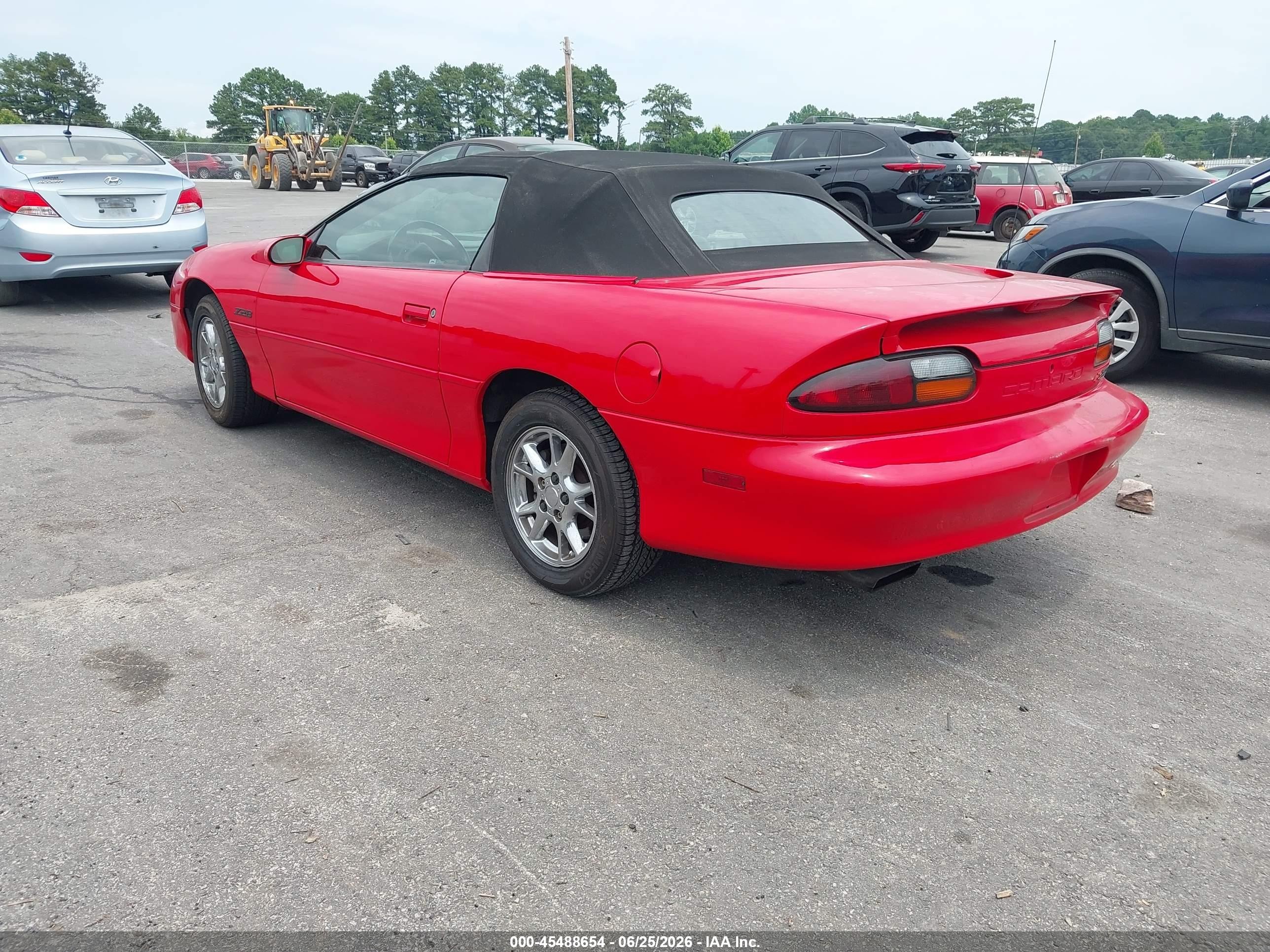 2001 Chevrolet Camaro Z28 Red vin: 2G1FP32G312147049